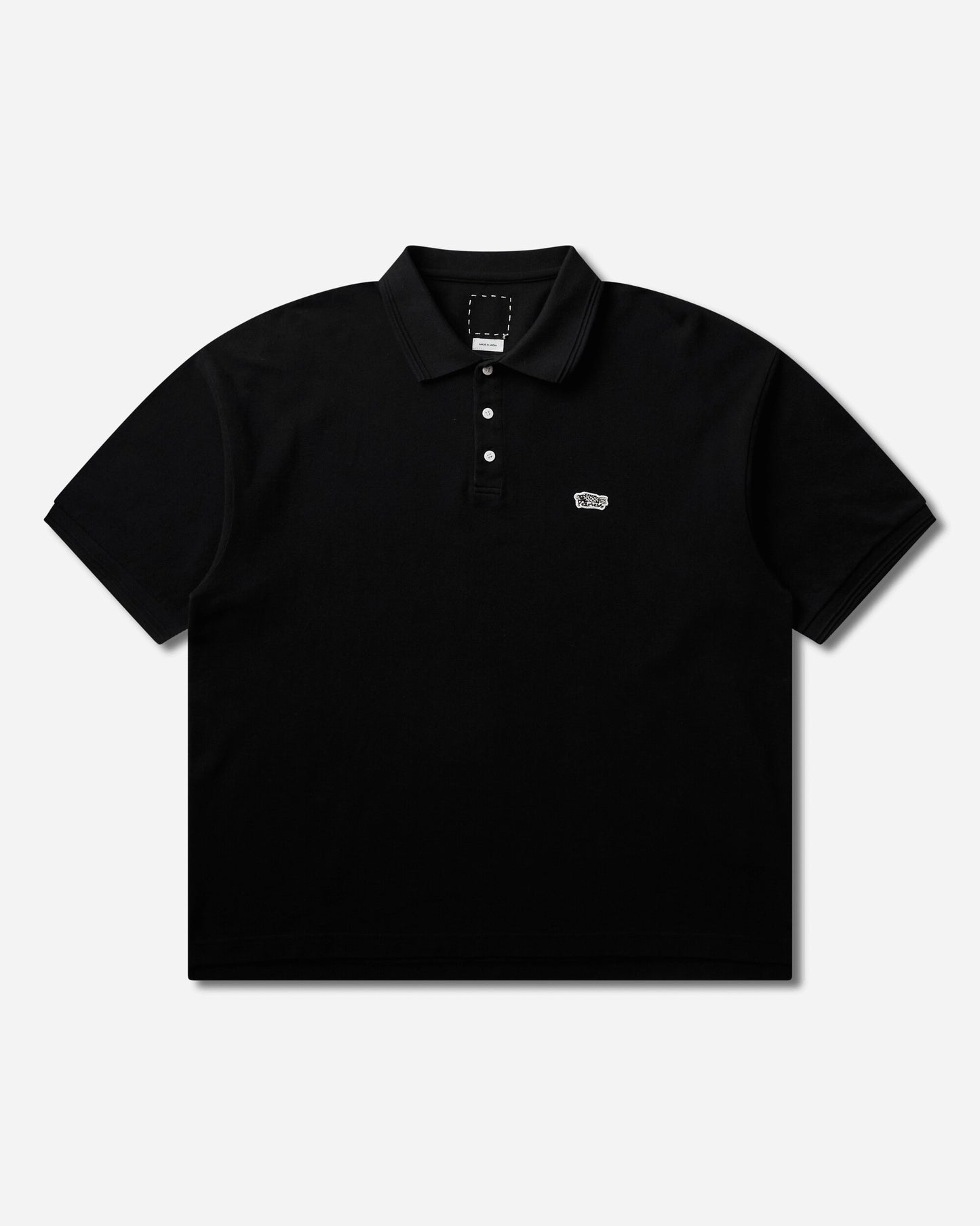 visvim Mondo Weller S/S Black T-Shirts Polo 0126305010003 BLACK