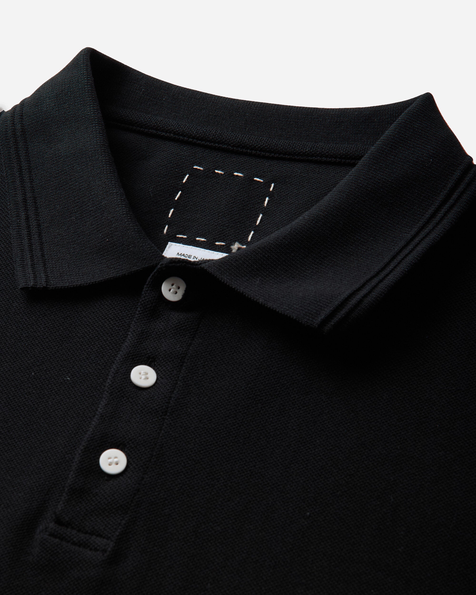 visvim Mondo Weller S/S Black T-Shirts Polo 0126305010003 BLACK