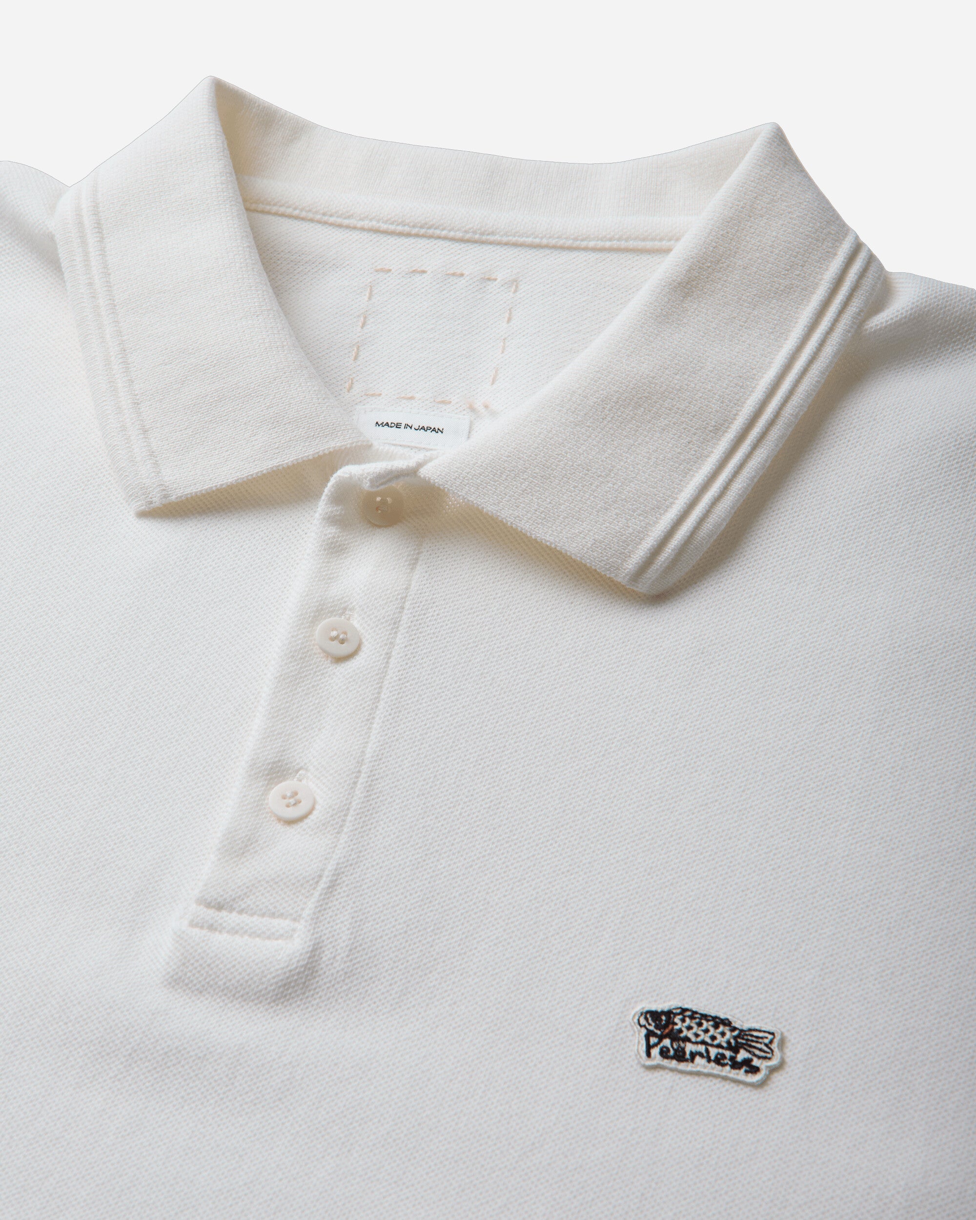 visvim Mondo Weller S/S Off White T-Shirts Polo 0126305010003 OFFWHITE