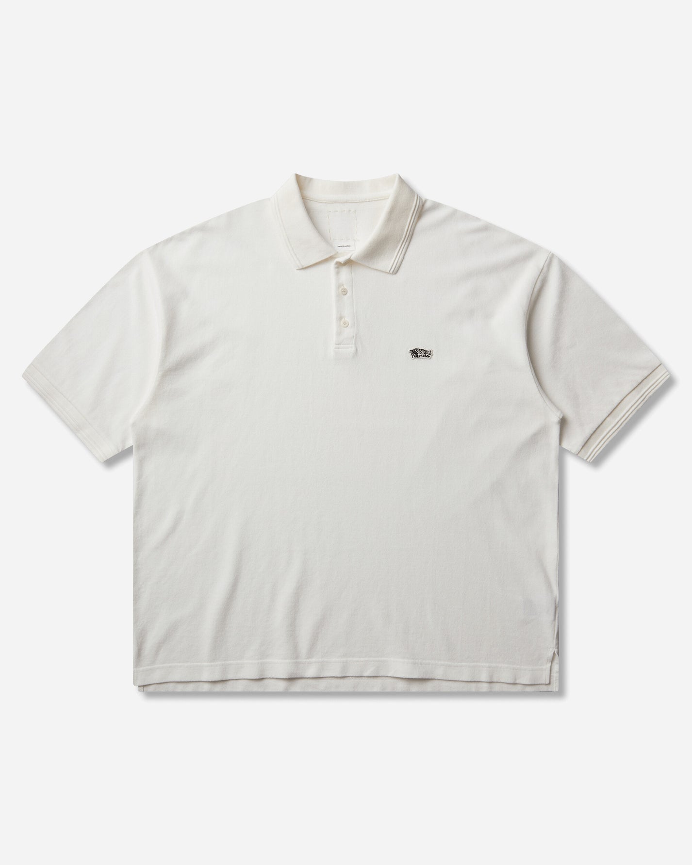 visvim Mondo Weller S/S Off White T-Shirts Polo 0126305010003 OFFWHITE