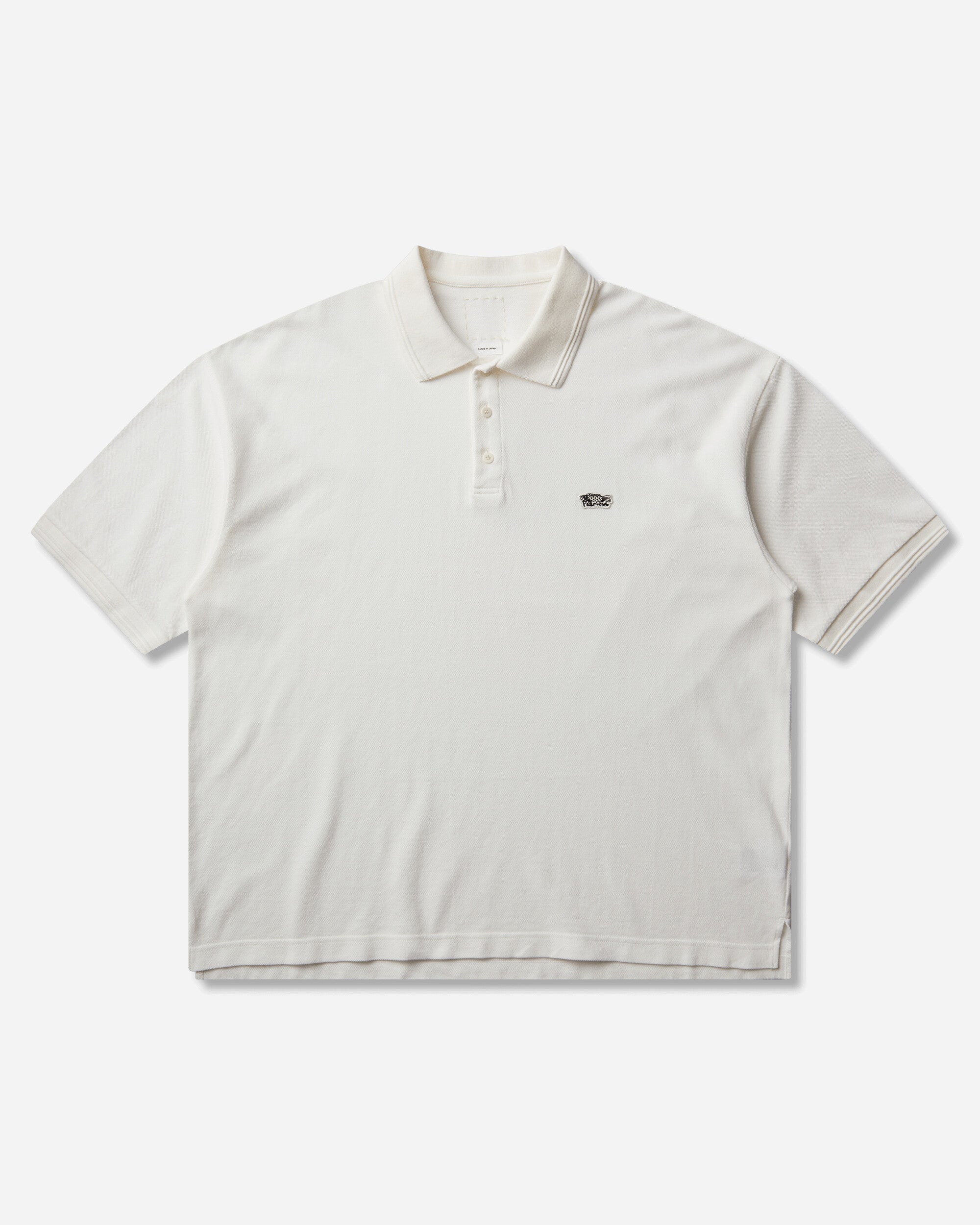 visvim Mondo Weller S/S Off White T-Shirts Polo 0126305010003 OFFWHITE