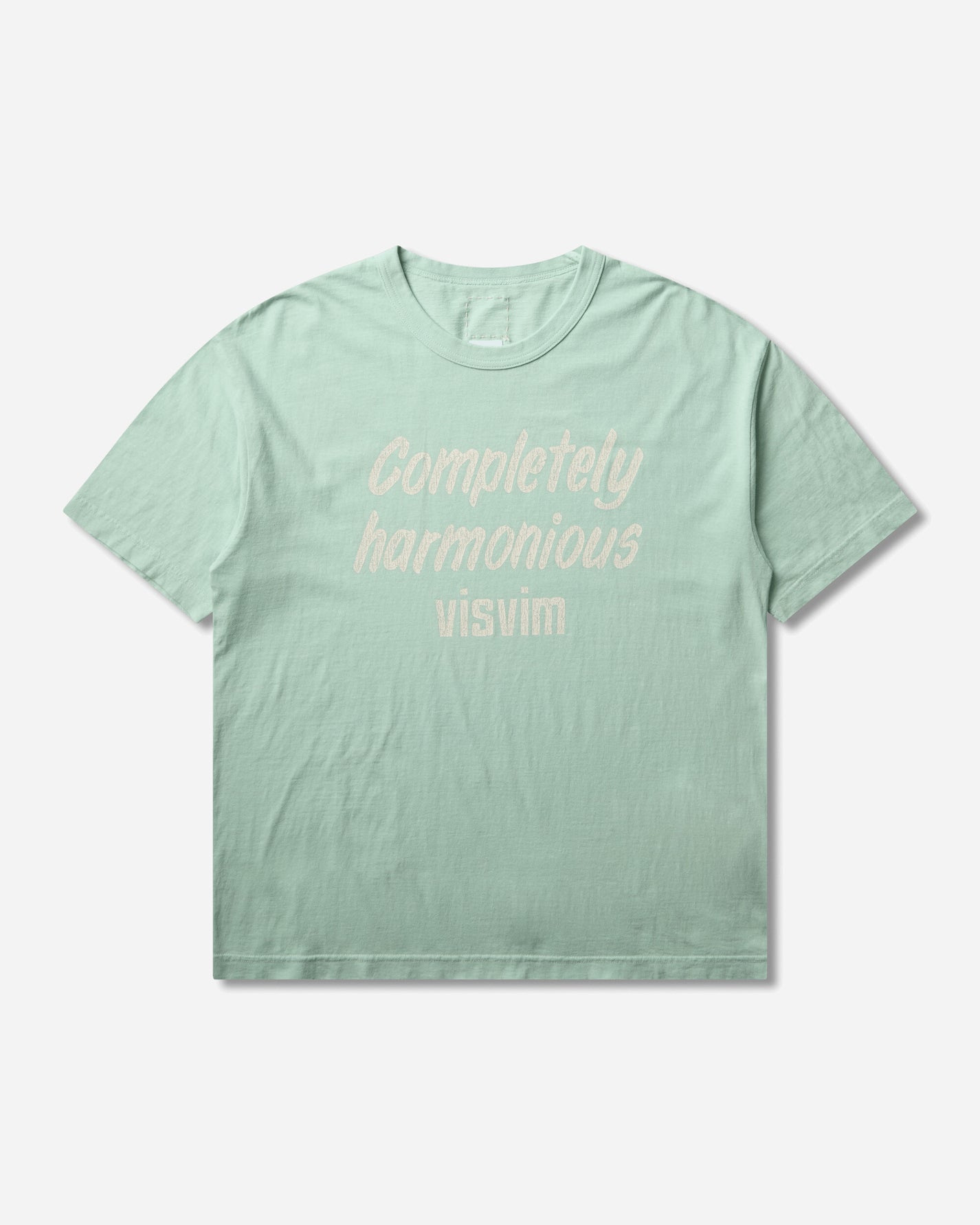 visvim Jumbo Tee S/S Dmgd Lt Green T-Shirts Shortsleeve 0126305010002 LTGREEN