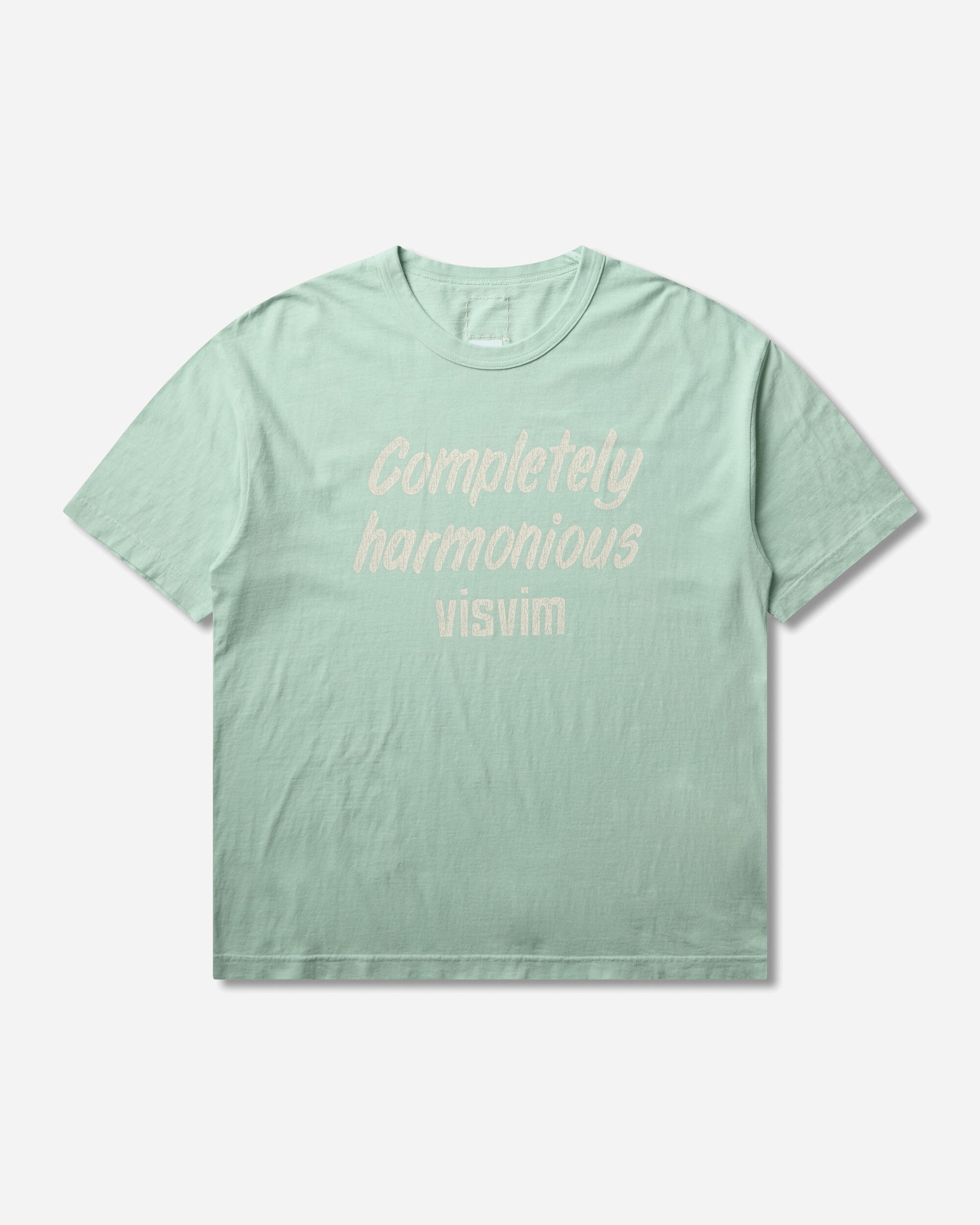 visvim Jumbo Tee S/S Dmgd Lt Green T-Shirts Shortsleeve 0126305010002 LTGREEN