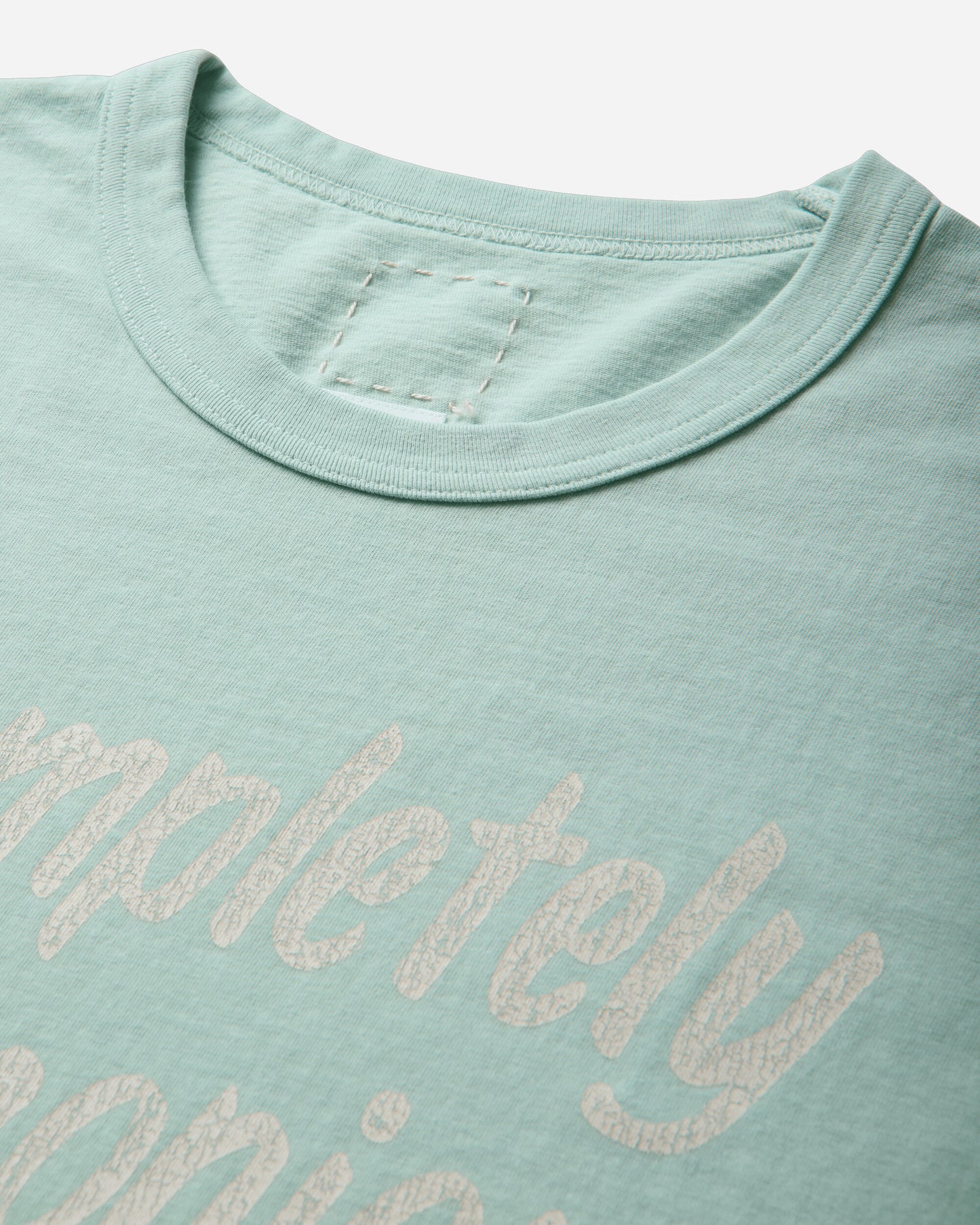 visvim Jumbo Tee S/S Dmgd Lt Green T-Shirts Shortsleeve 0126305010002 LTGREEN