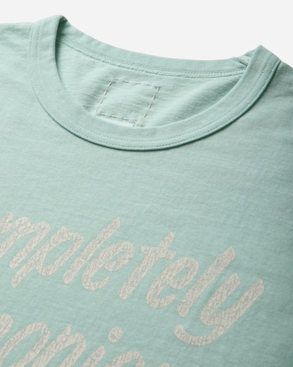 visvim Jumbo Tee S/S Dmgd Lt Green T-Shirts Shortsleeve 0126305010002 LTGREEN
