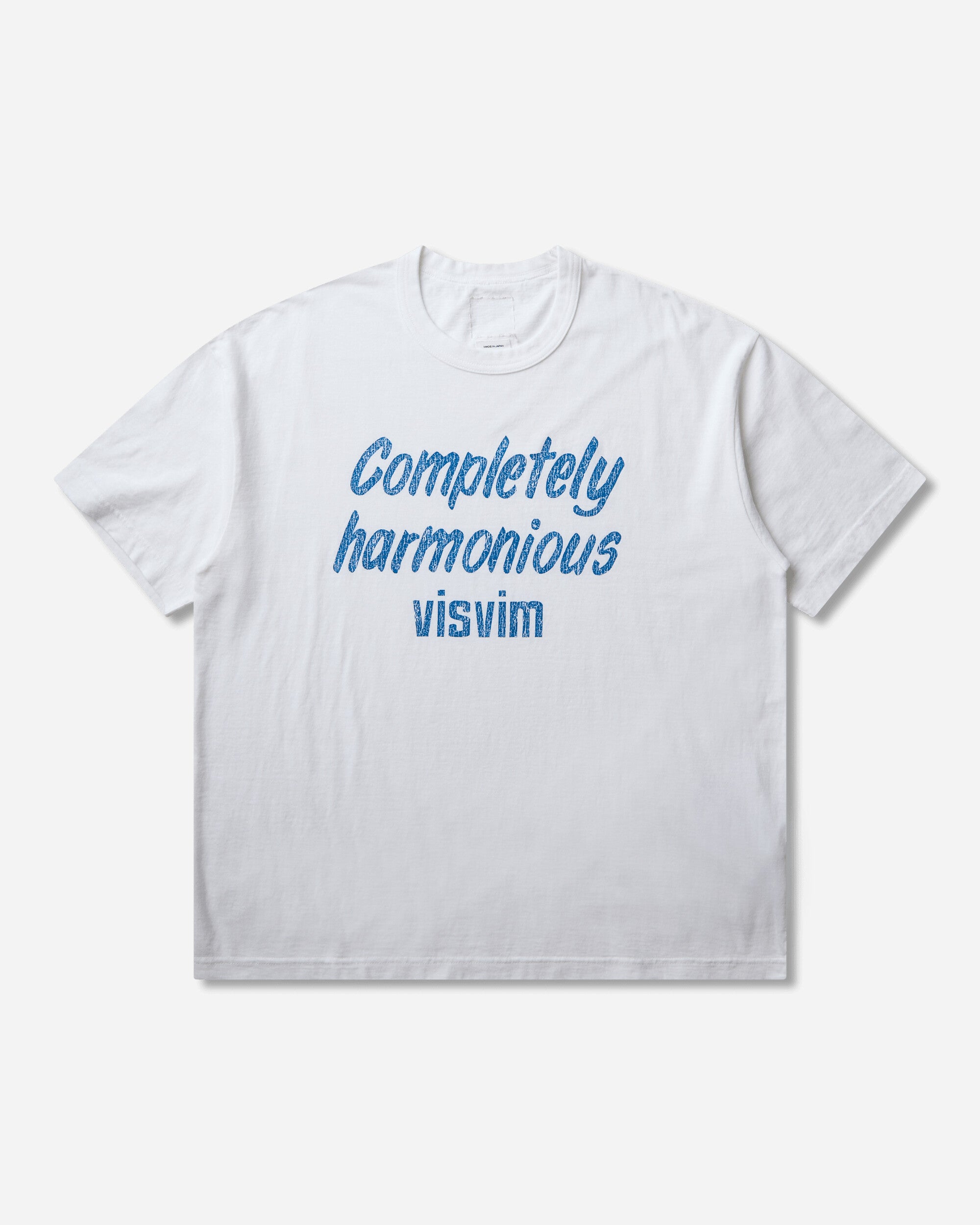 visvim Jumbo Tee S/S Dmgd White T-Shirts Shortsleeve 0126305010002 WHITE