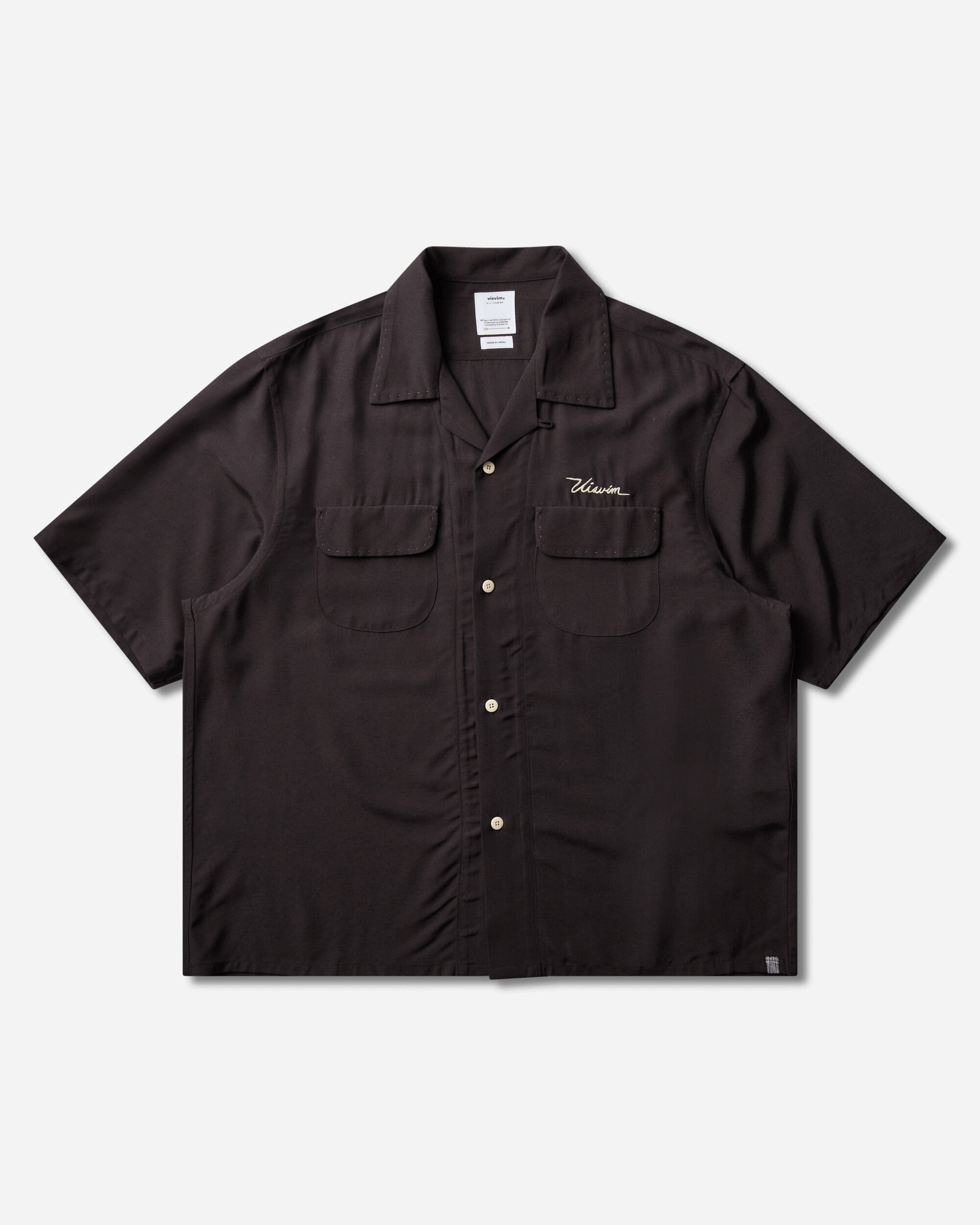 visvim Keesey Shirt S/S Charcoal Shirts Shortsleeve Shirt 0126305011002 CHARCOAL