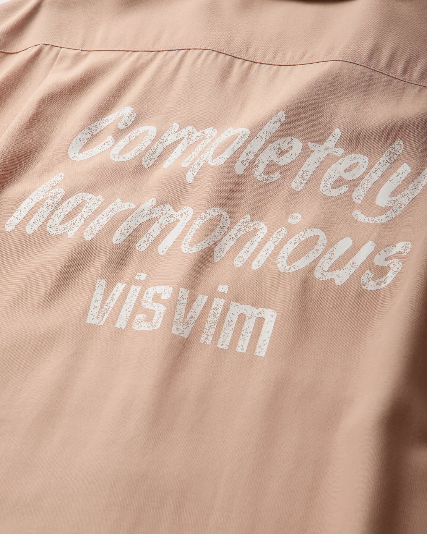 visvim Keesey Shirt S/S Lt Pink Shirts Shortsleeve Shirt 0126305011002 LTPINK