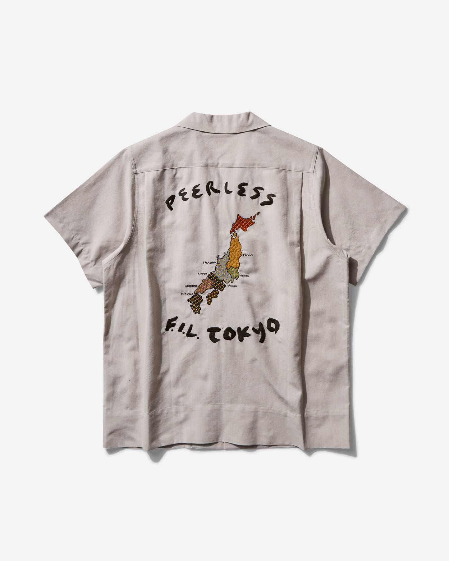 visvim Sanko Souvenir Ivory Shirts Shortsleeve Shirt 0121105011016 IVORY