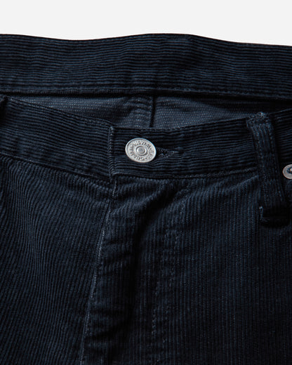 visvim Fluxus 03 Wide Cords Black Pants Trousers 0126205008003 BLK