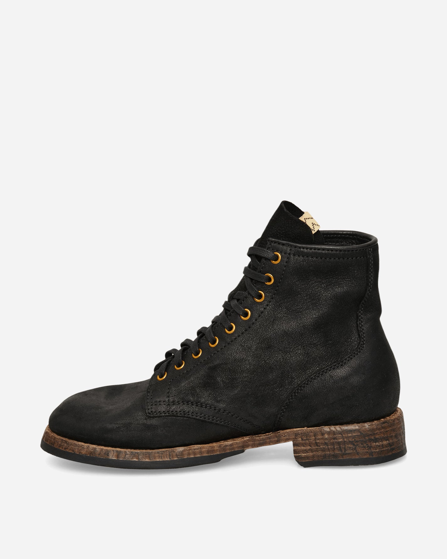 visvim Brigadier Hi-Folk Black Boots Laced Up Boots 0126202002002 BLK
