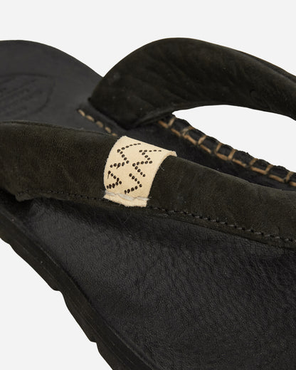 visvim Lama Sandal-Folk Black Sandals and Slides Sandals and Mules 0126302002001 BLACK