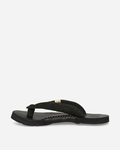 visvim Lama Sandal-Folk Black Sandals and Slides Sandals and Mules 0126302002001 BLACK