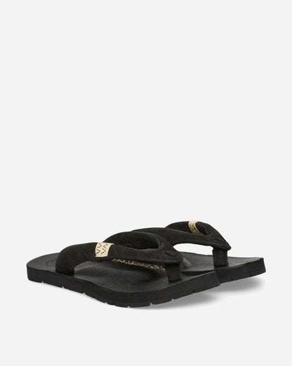 visvim Lama Sandal-Folk Black Sandals and Slides Sandals and Mules 0126302002001 BLACK