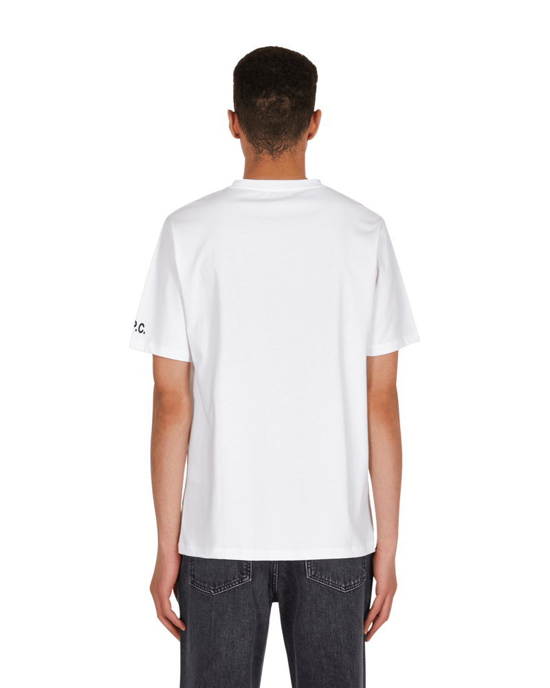 A.P.C. Samy White T-Shirts Shortsleeve COEFC-M26033 AAB