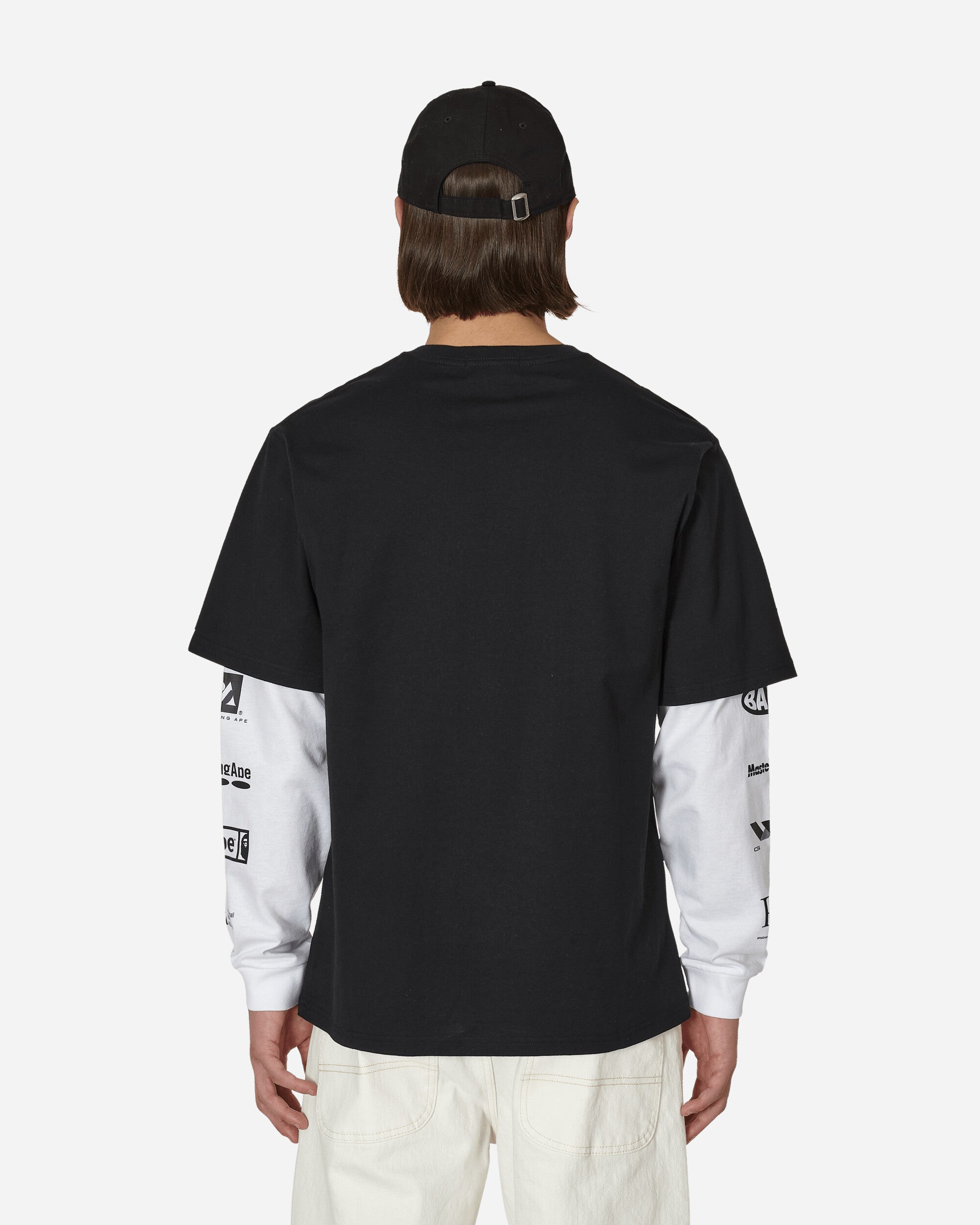 A Bathing Ape Bape Sta Layerd Longsleeve T-Shirt Black