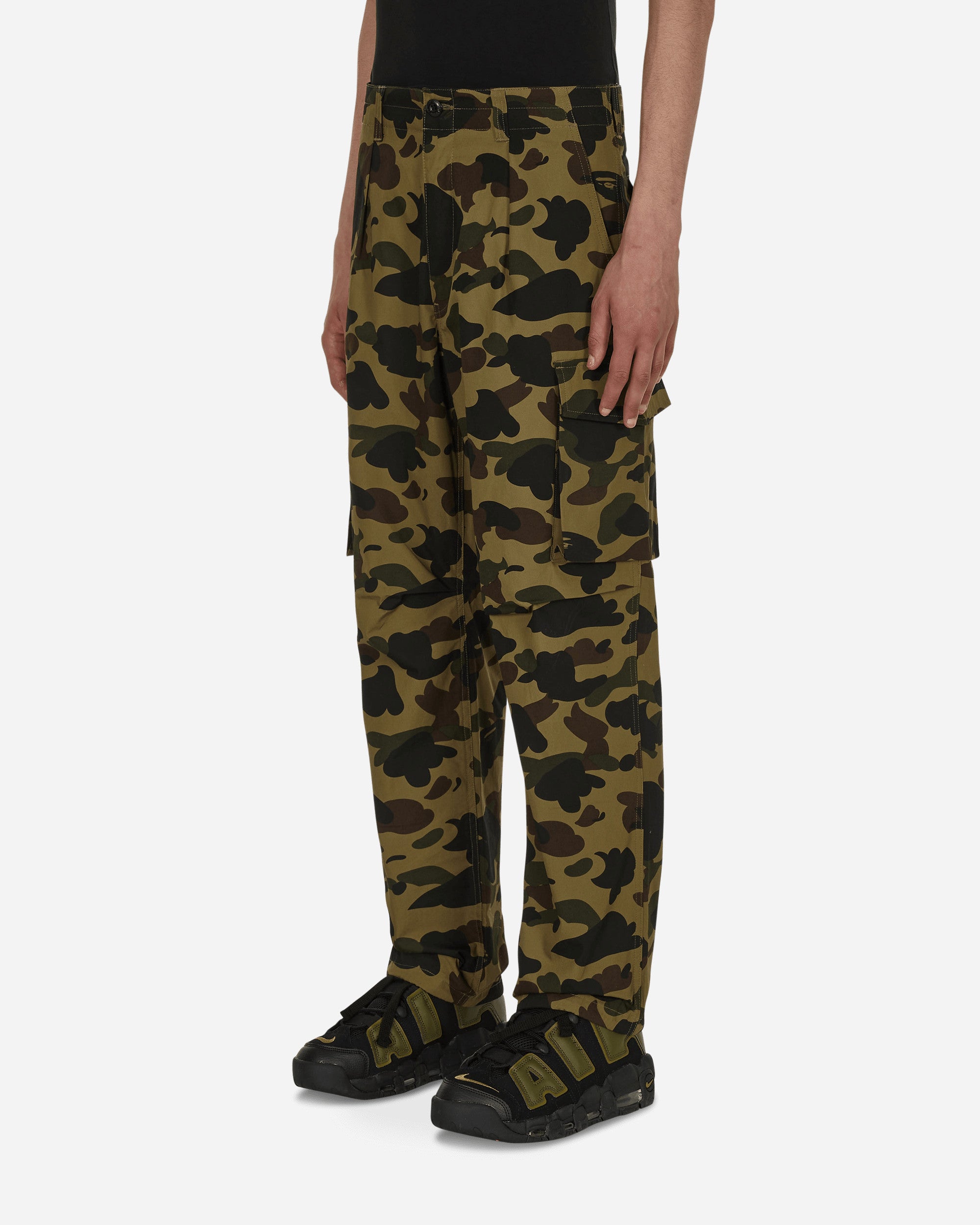 A Bathing Ape 1st Camo Relaxed Fit 6 Pocket Pants Green