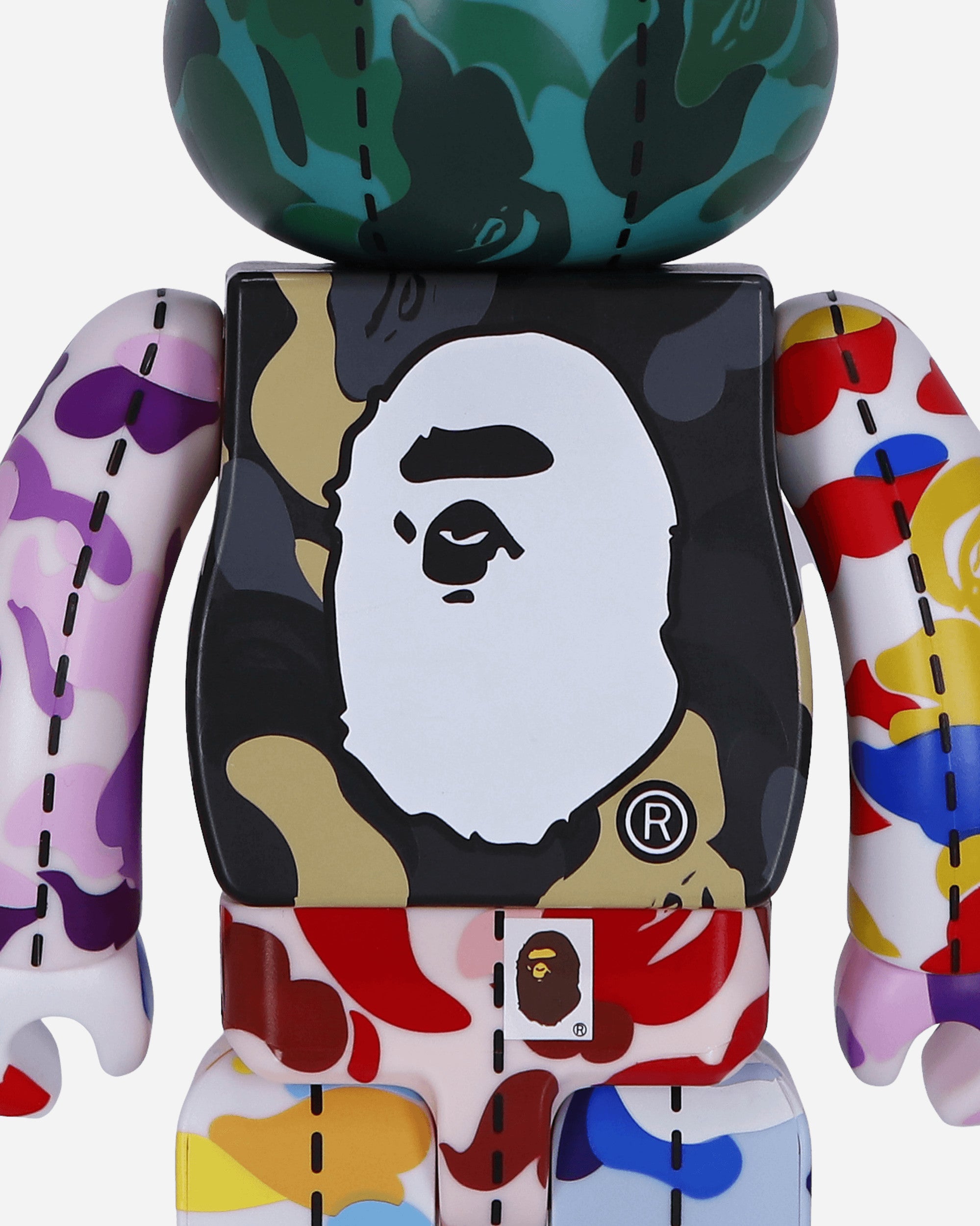 A Bathing Ape 28th Anniversary Bearbrick Bape Camo 400% Green