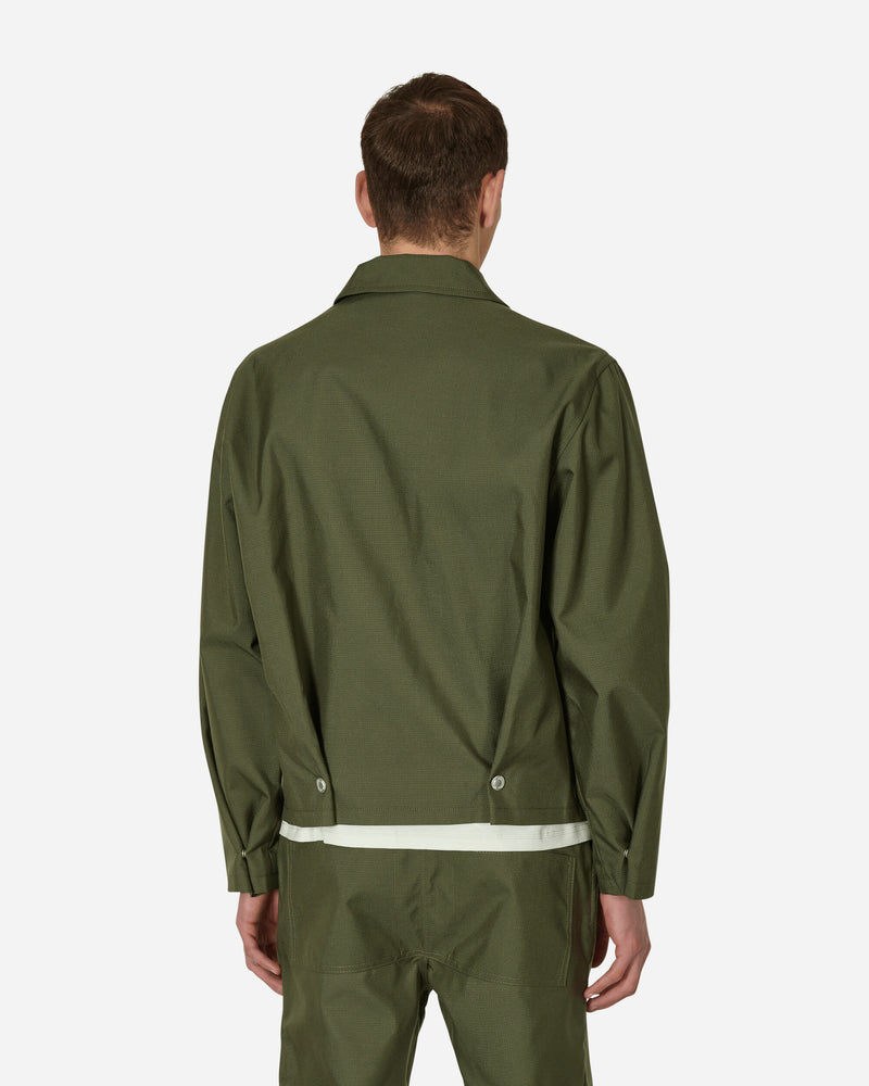 AFFXWRKS Pleat Bomber Jacket Green - Slam Jam Official Store