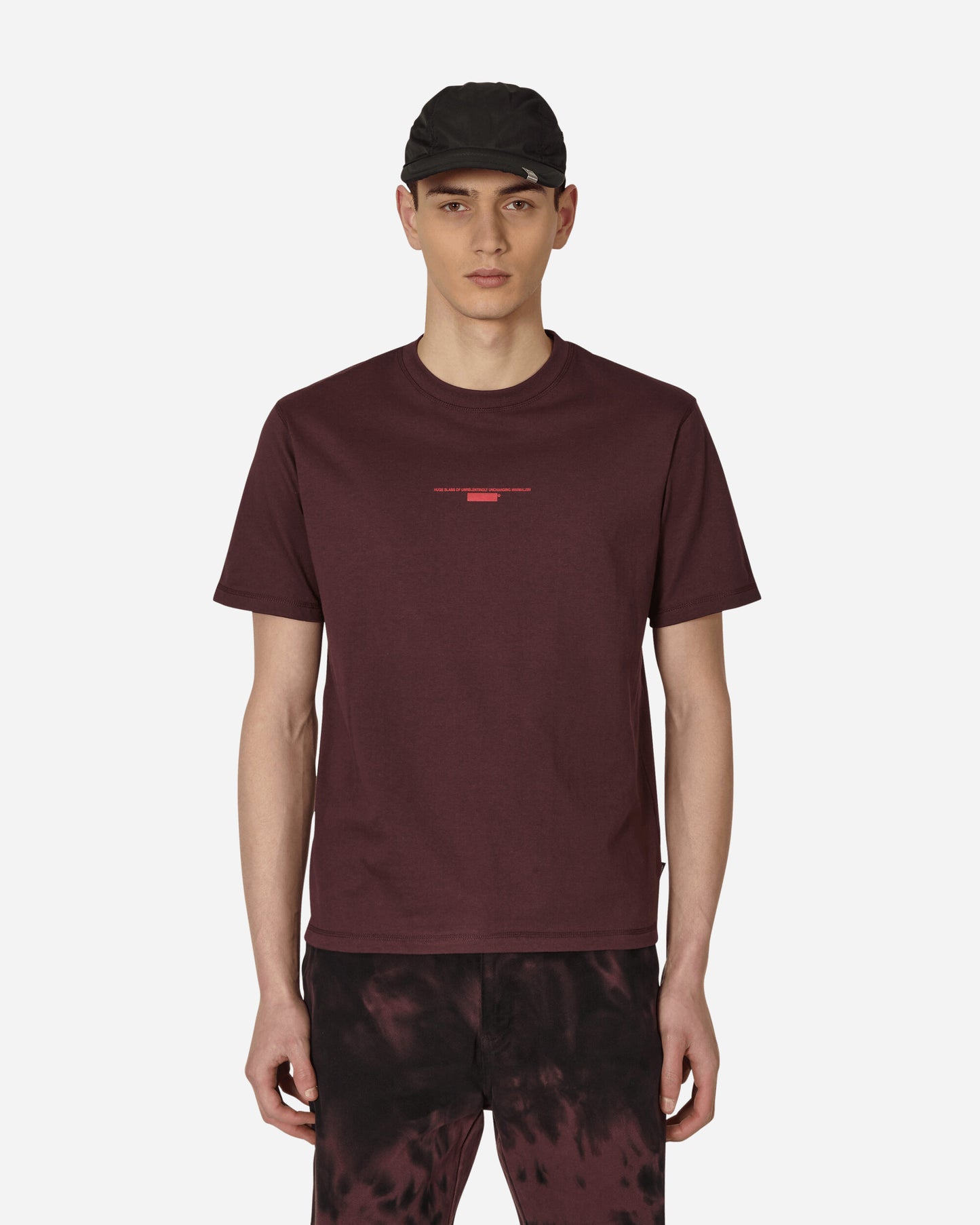 AFFXWRKS Slab T-Shirt Crimson T-Shirts Shortsleeve SS23T03 CRIMSON