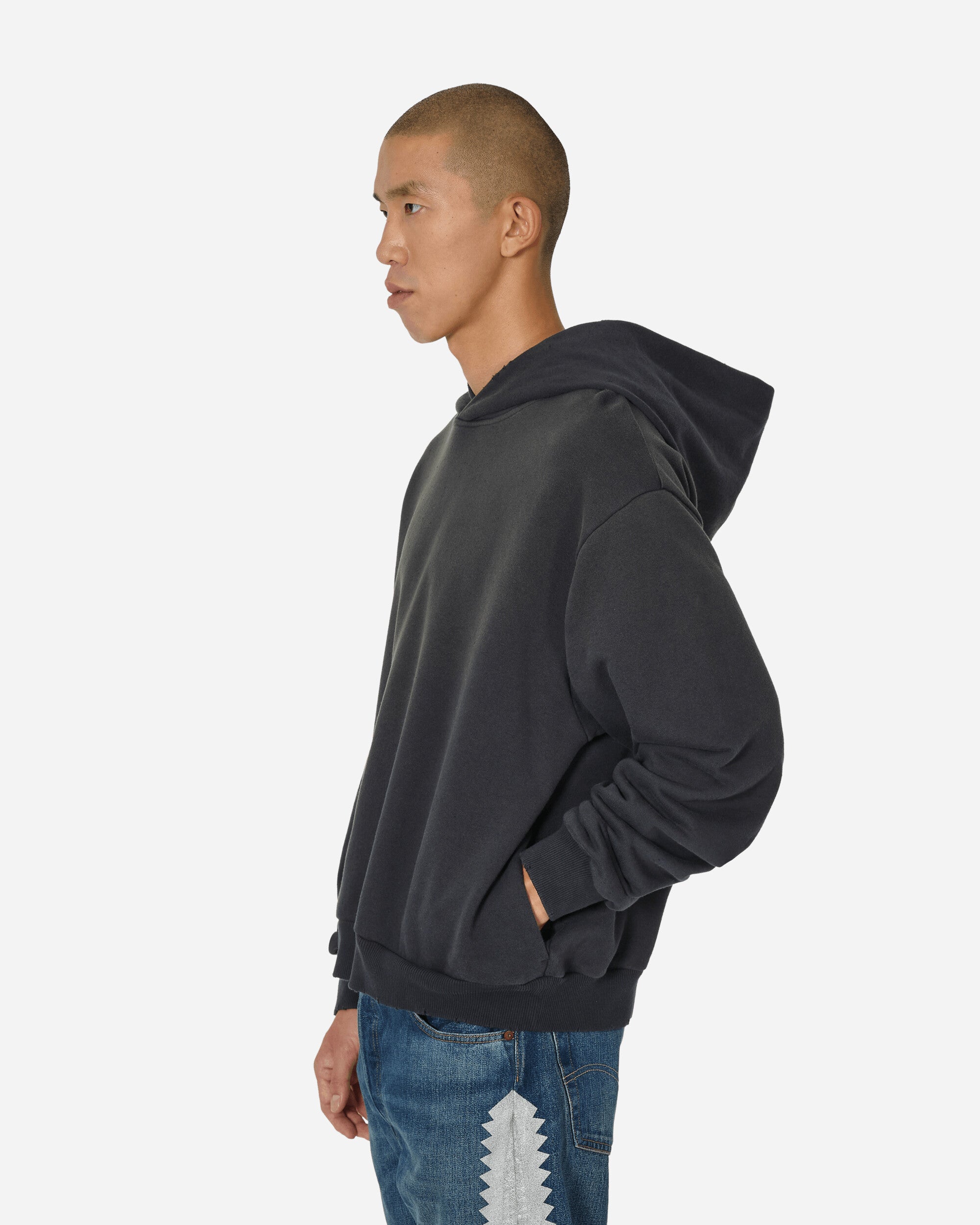 Acne Hooded Sweatshirt Black - Slam Jam® Official Store