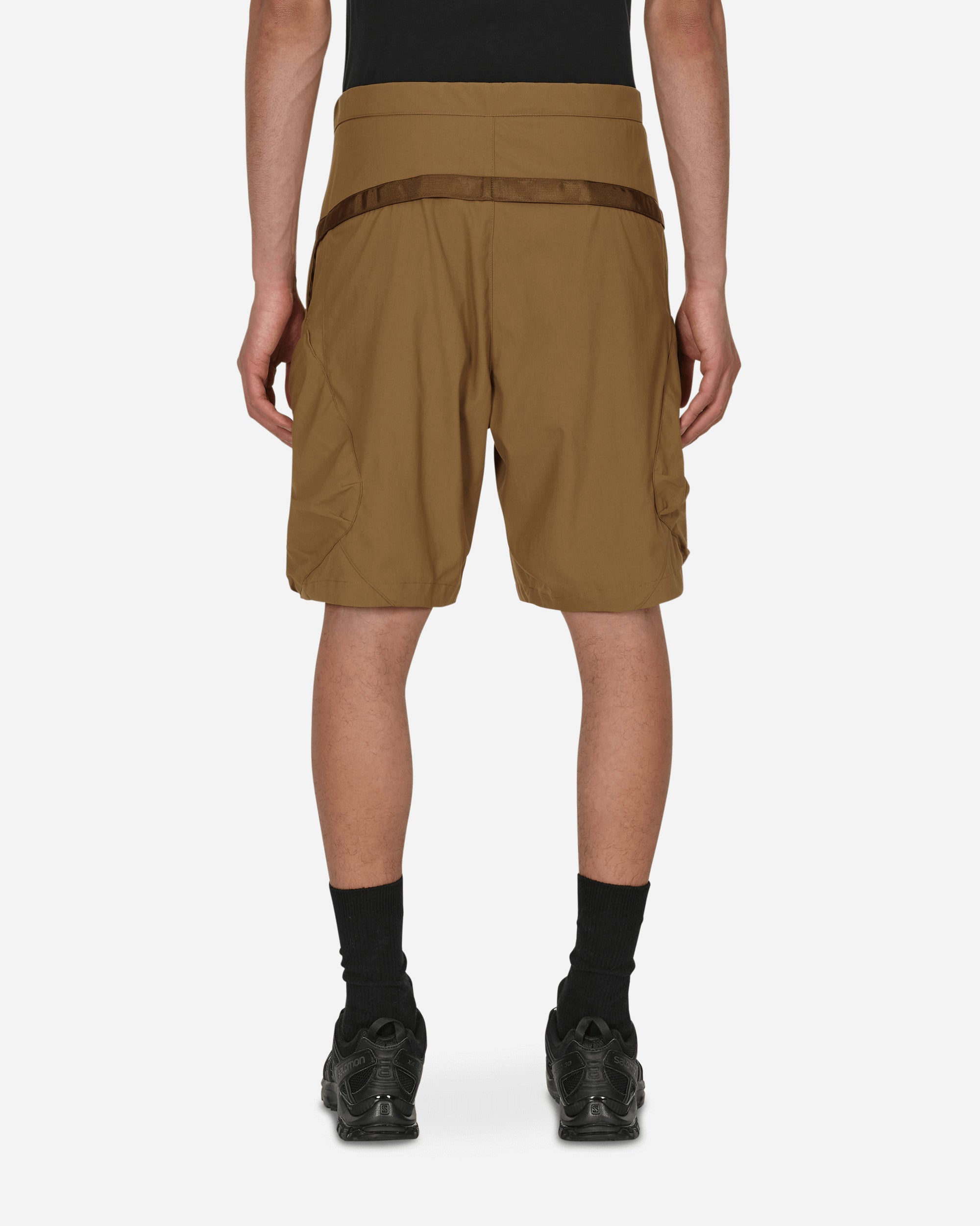 Acronym Nylon Stretch BDU Shorts Brown - Slam Jam Official Store