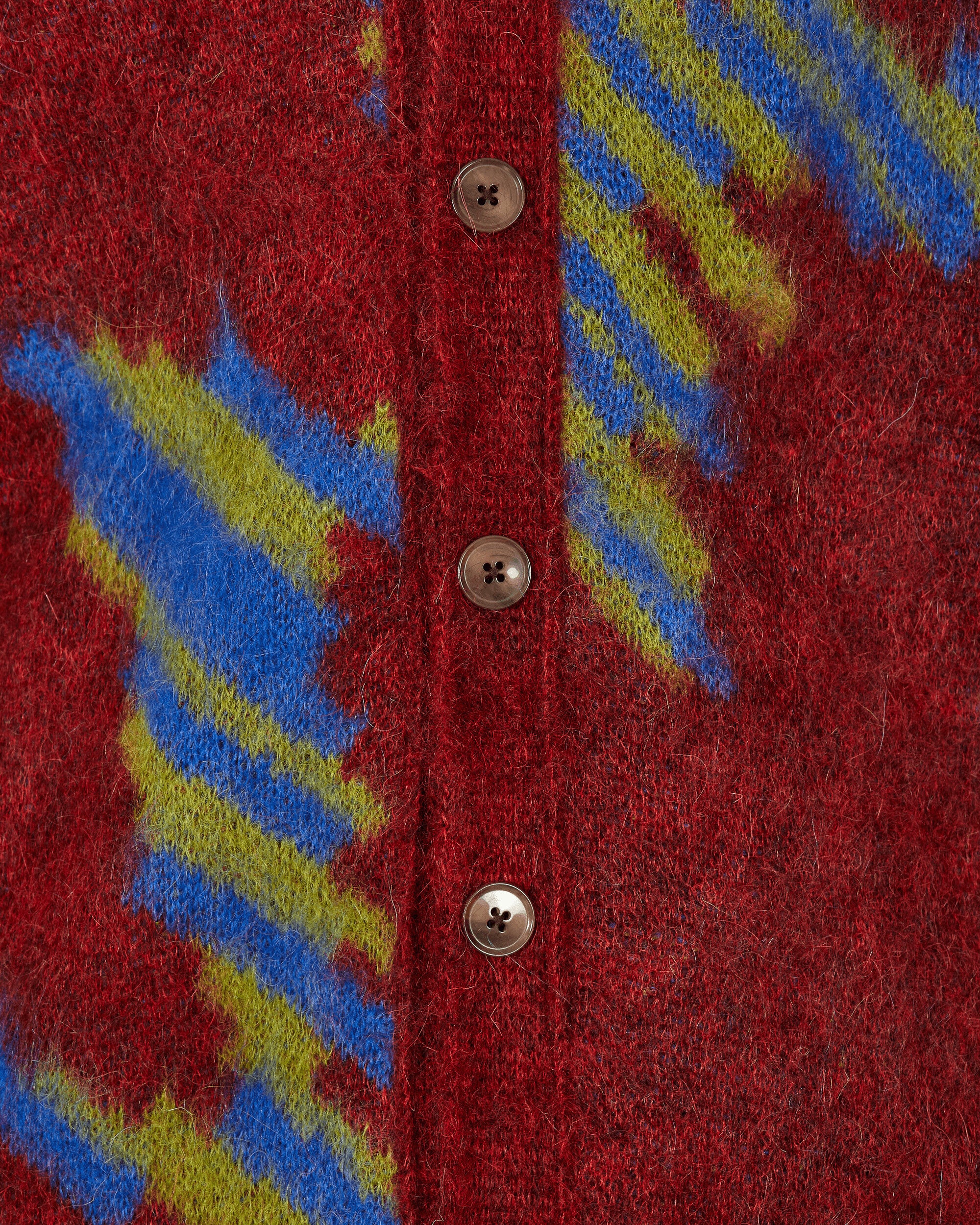 Ahluwalia Ongoye Cardigan Red Knitwears Cardigans AHLU-KN012AW23-YA02 RD