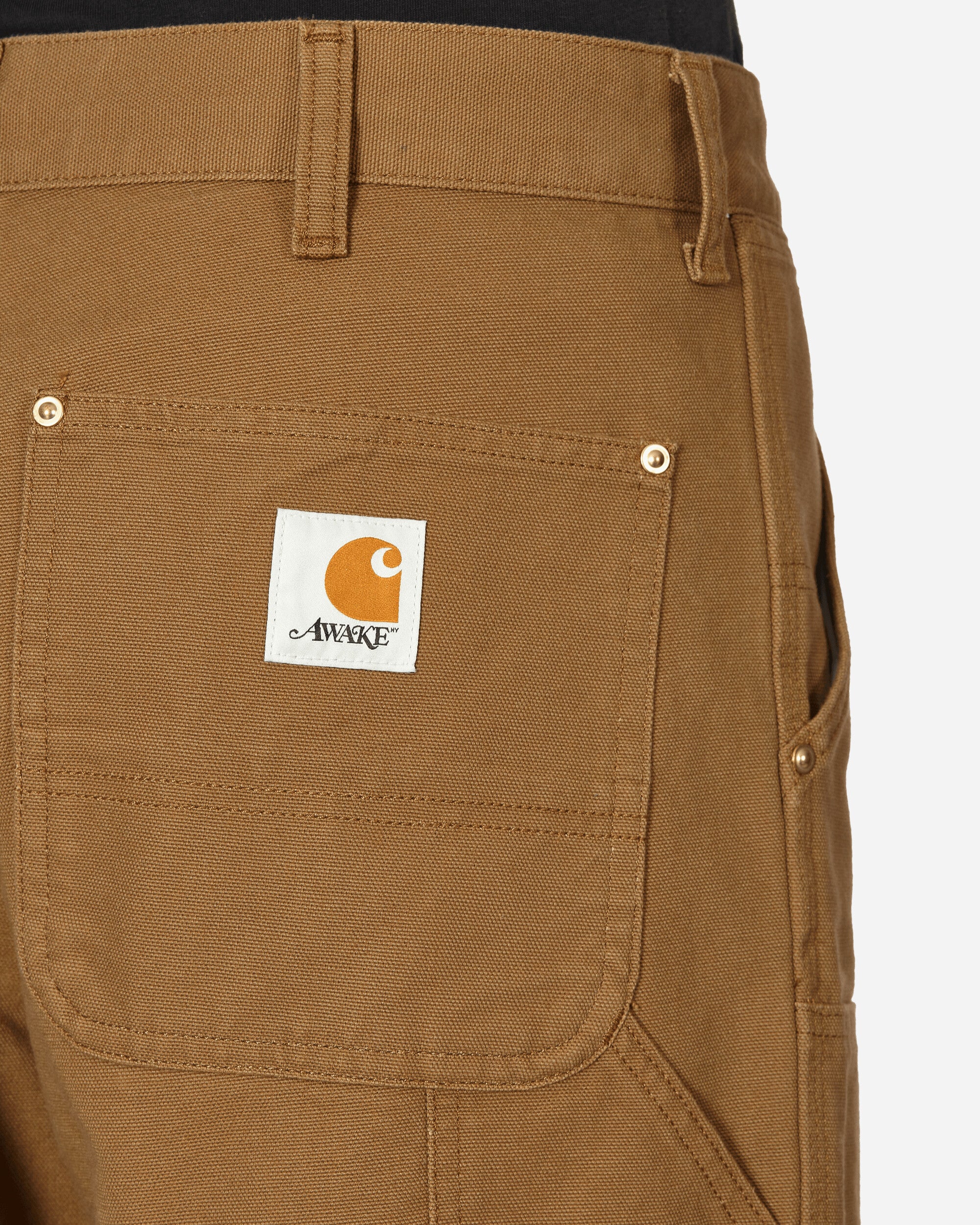 Awake NY Carhartt WIP Double Knee Pants Hamilton Brown