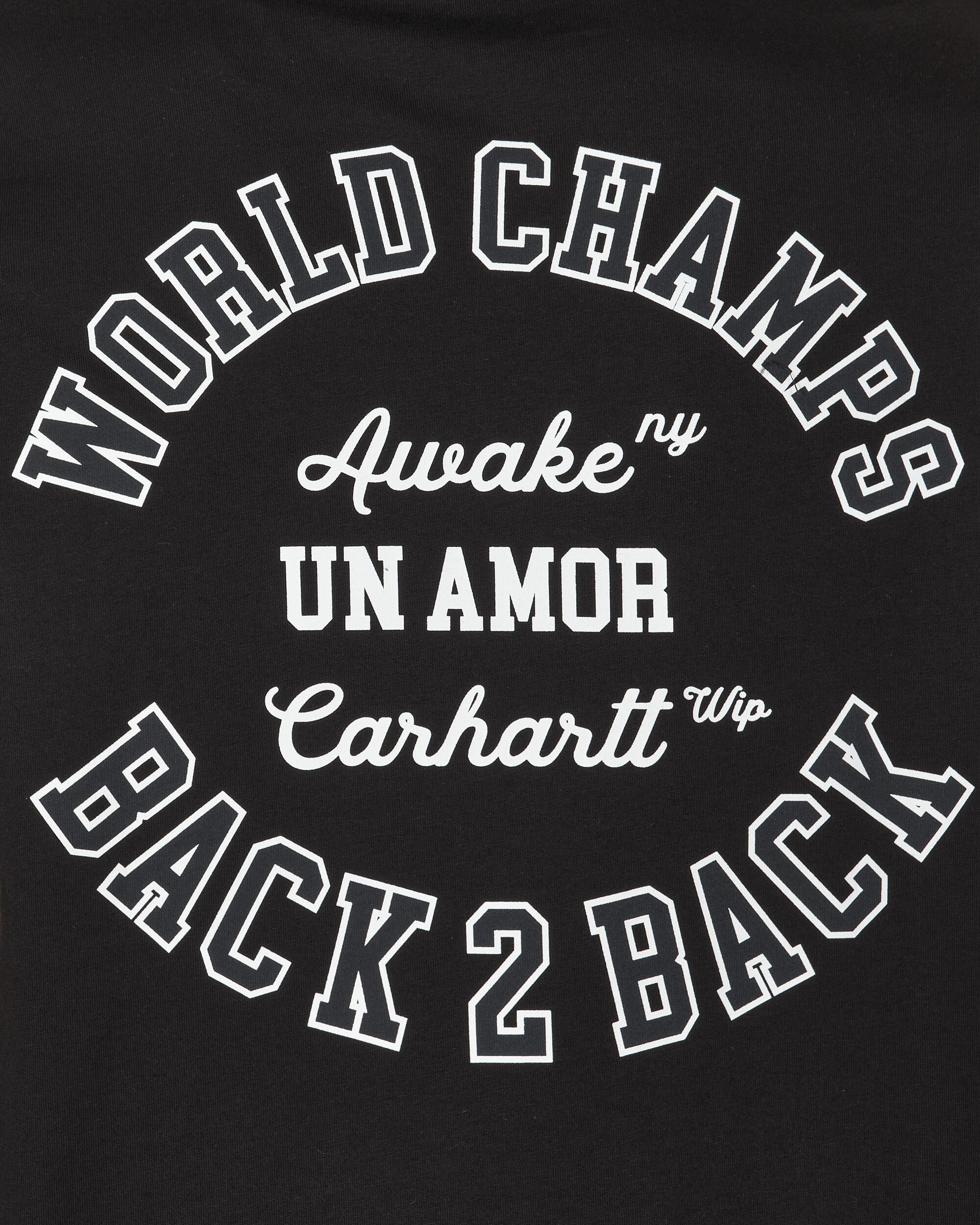 Awake NY Carhartt WIP Pocket T-Shirt Black - Slam Jam Official Store