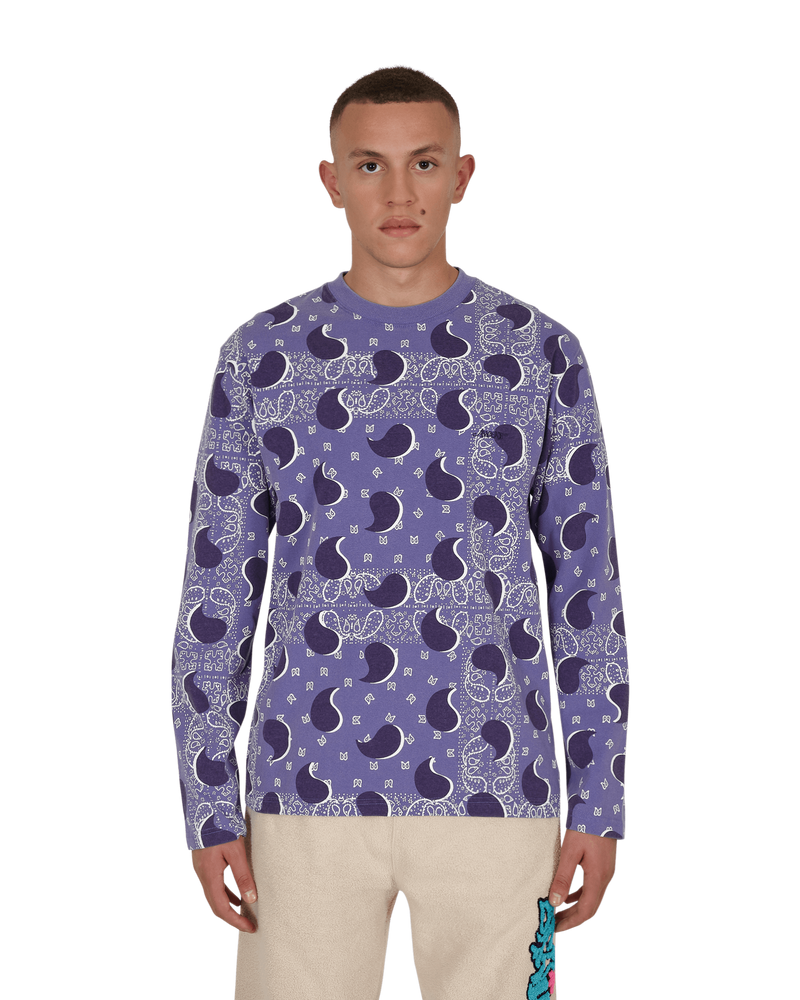 Big Paisley Longsleeve T-Shirt Blue