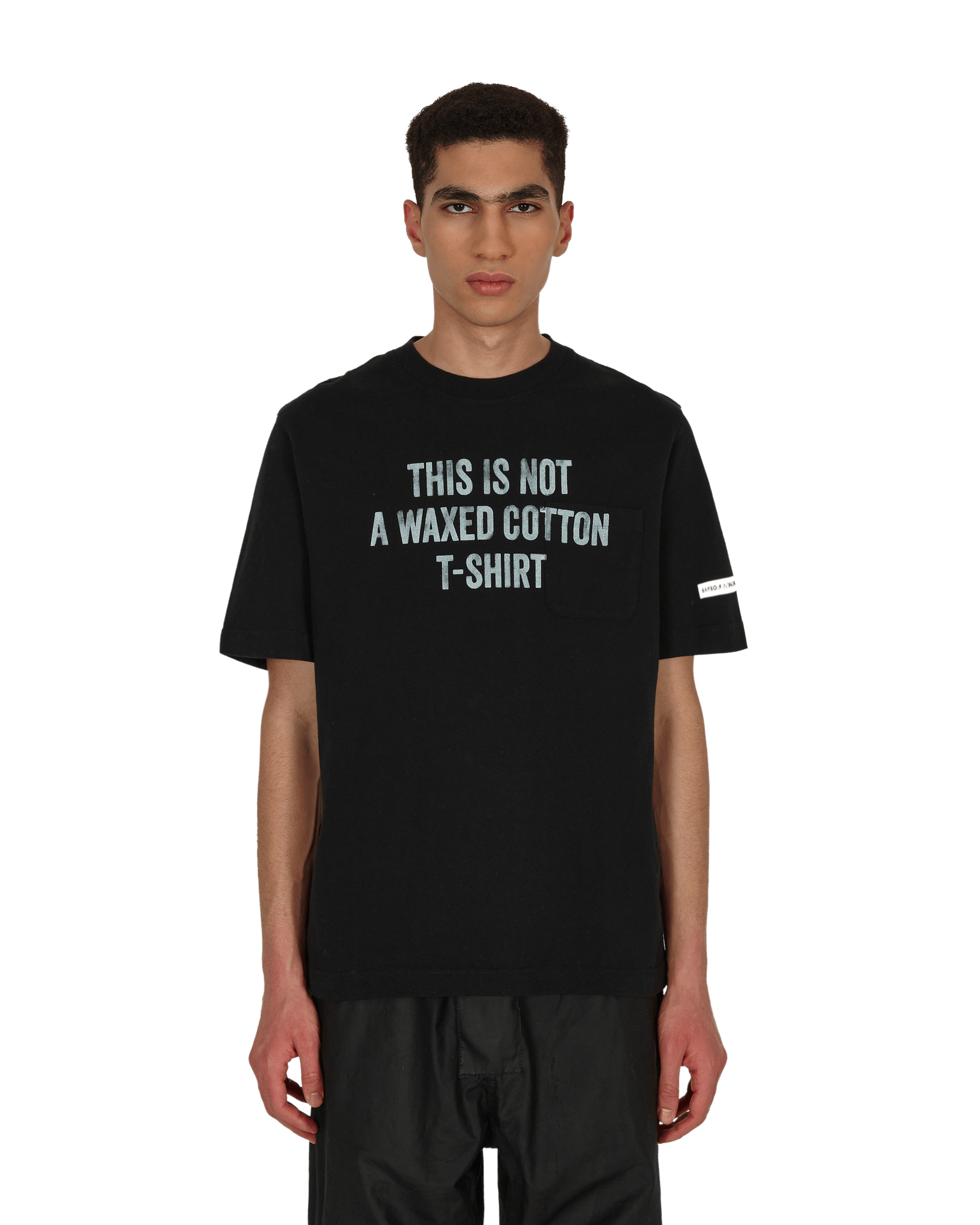 Barbour International Engineered Garment Black T-Shirts Shortsleeve 212MMTS0889 BK31