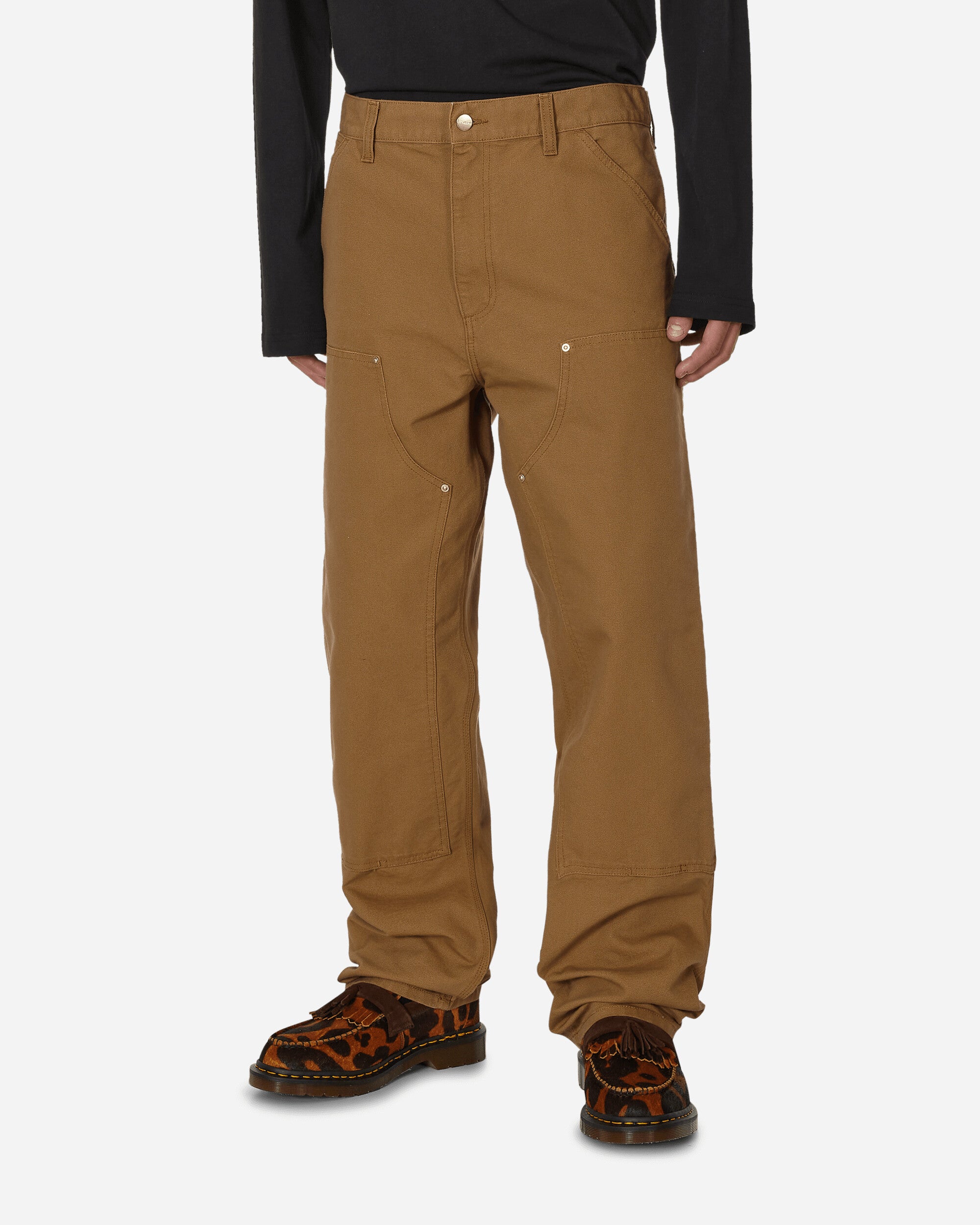 Norse Store  Shipping Worldwide - Carhartt WIP Double Knee Pant - Hamilton  Brown