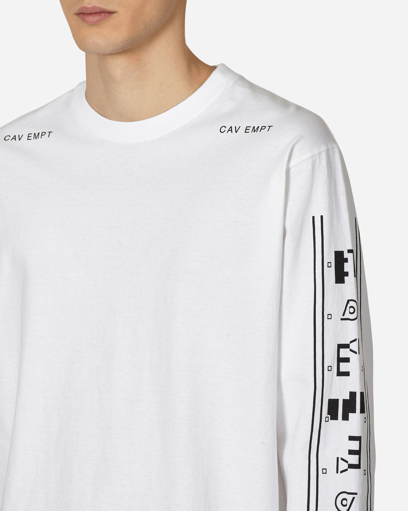 Cav Empt Mathematical Longsleeve T-Shirt White - Slam Jam Official