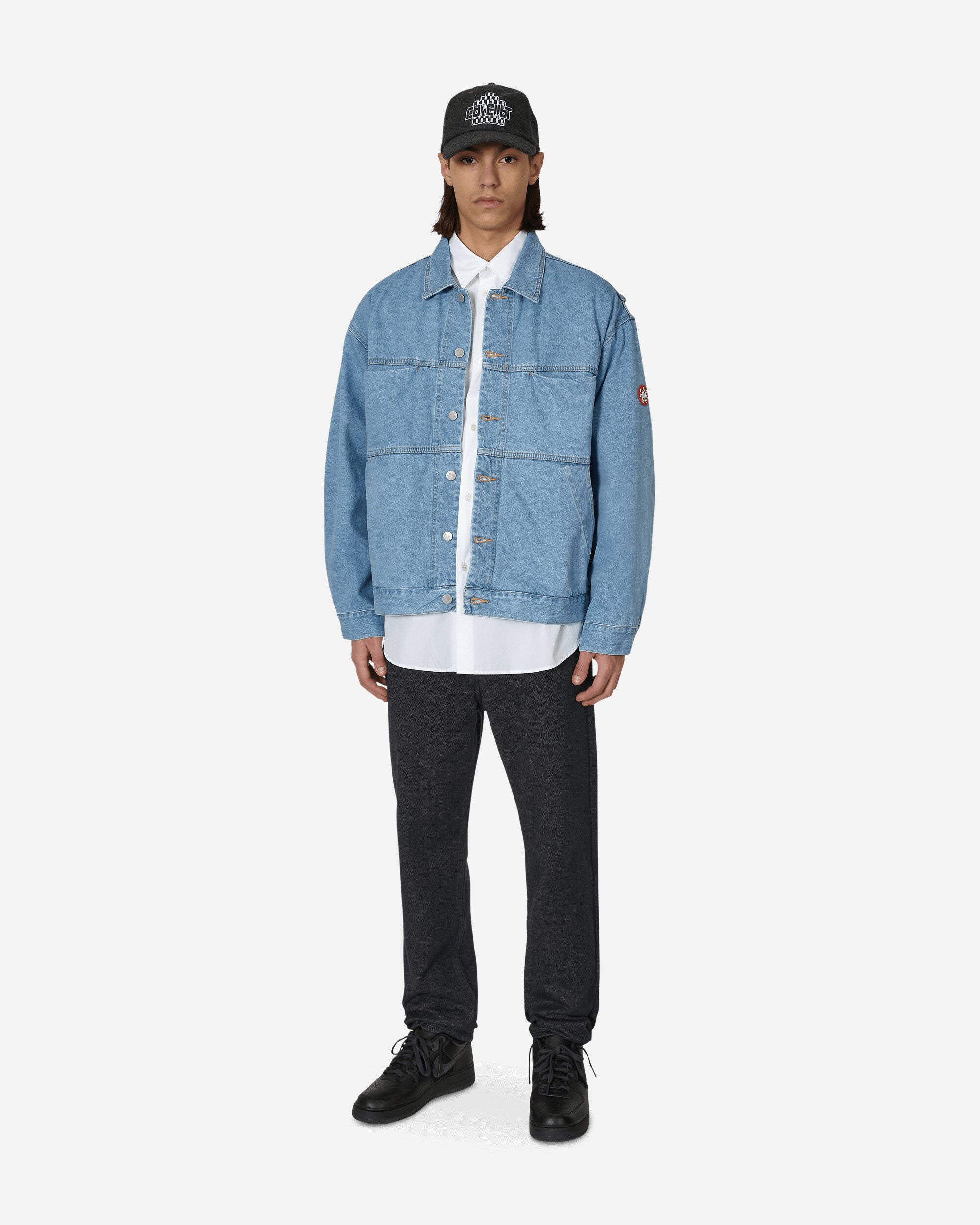 Cav Empt Design Wash Denim Jacket Light Blue - Slam Jam Official Store