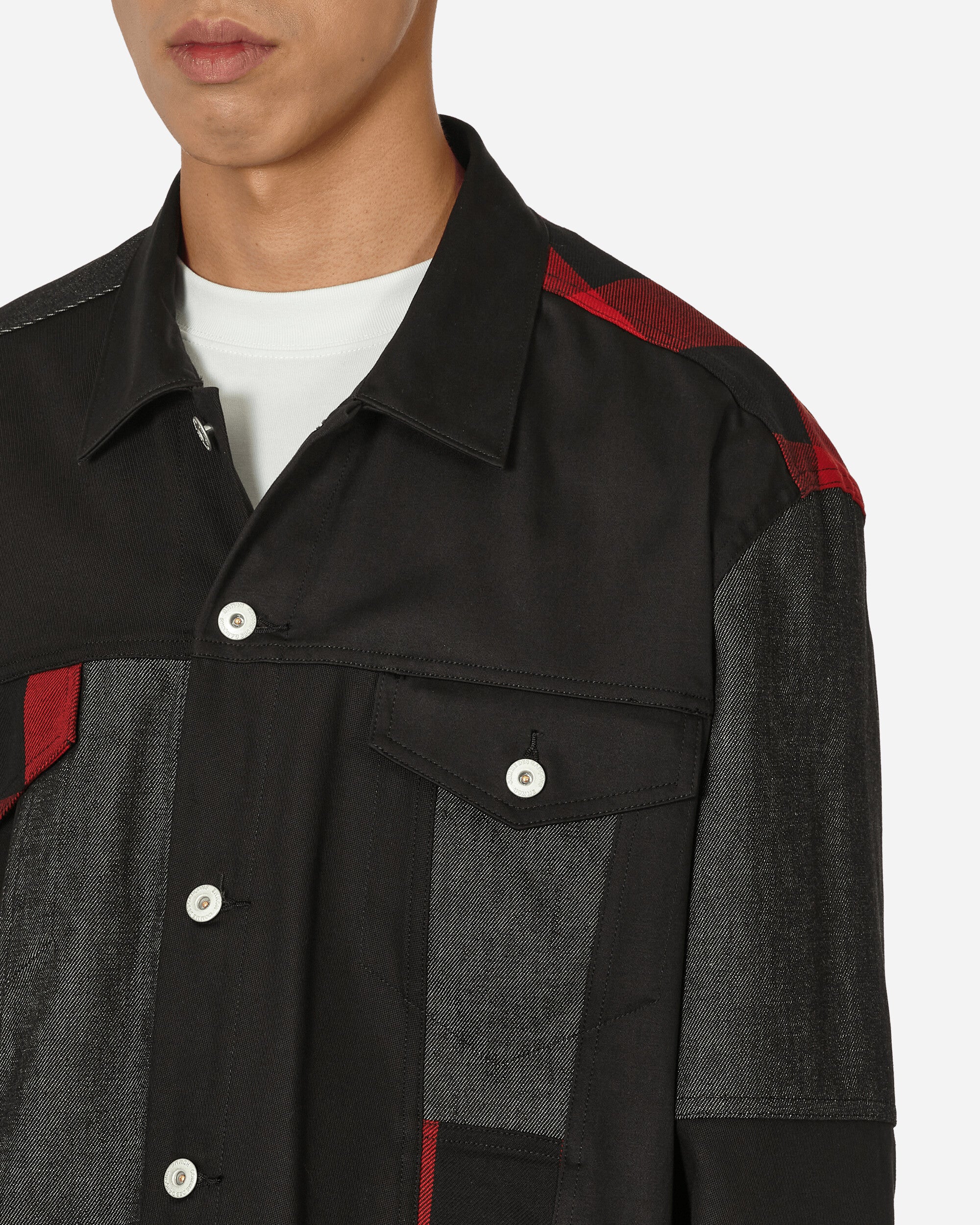 Comme Des Garçons Homme Men'S Jacket Black/Red Coats and Jackets Jackets HL-J020-W23 1