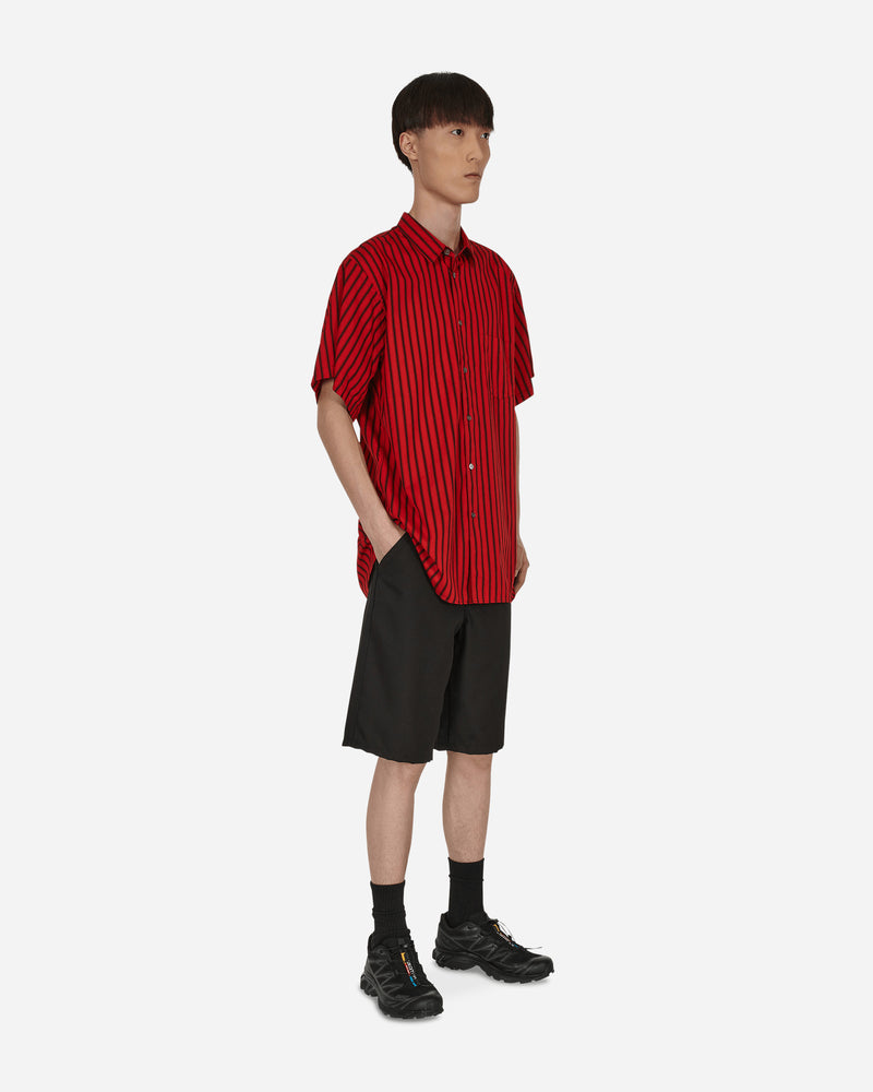 Stripe Shortsleeve Shirt Red