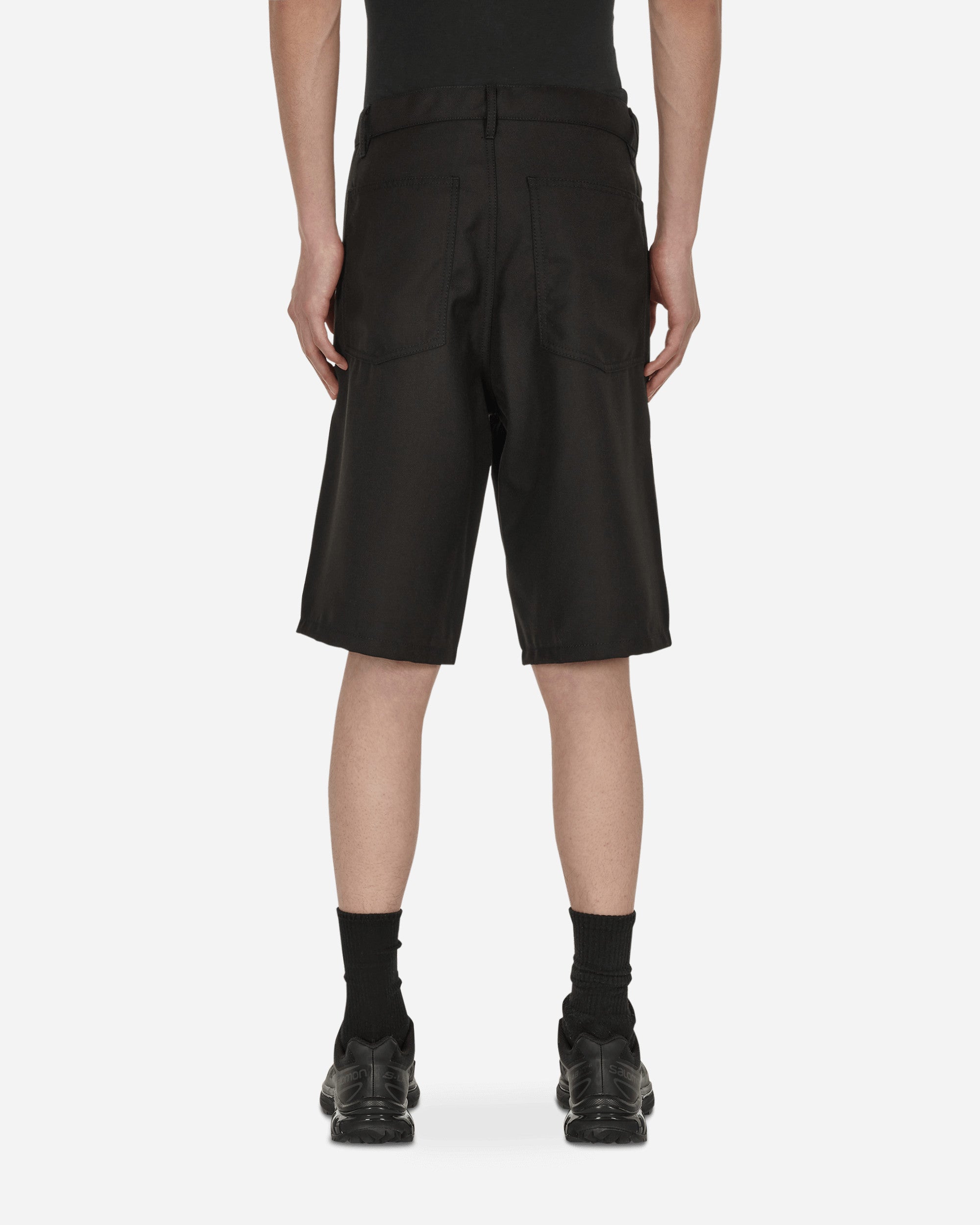 Comme Des Garçons Shirt Pants Woven Black Pants Trousers FI-P016 1