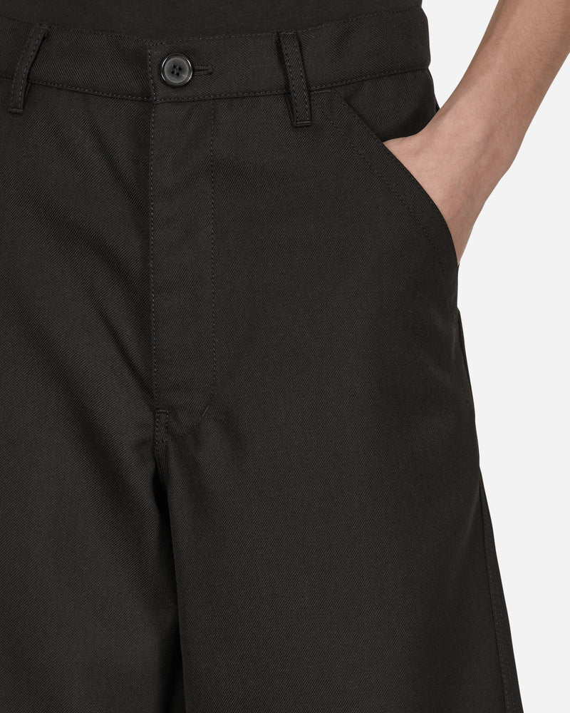 Comme Des Garçons Shirt Pants Woven Black Pants Trousers FI-P016 1