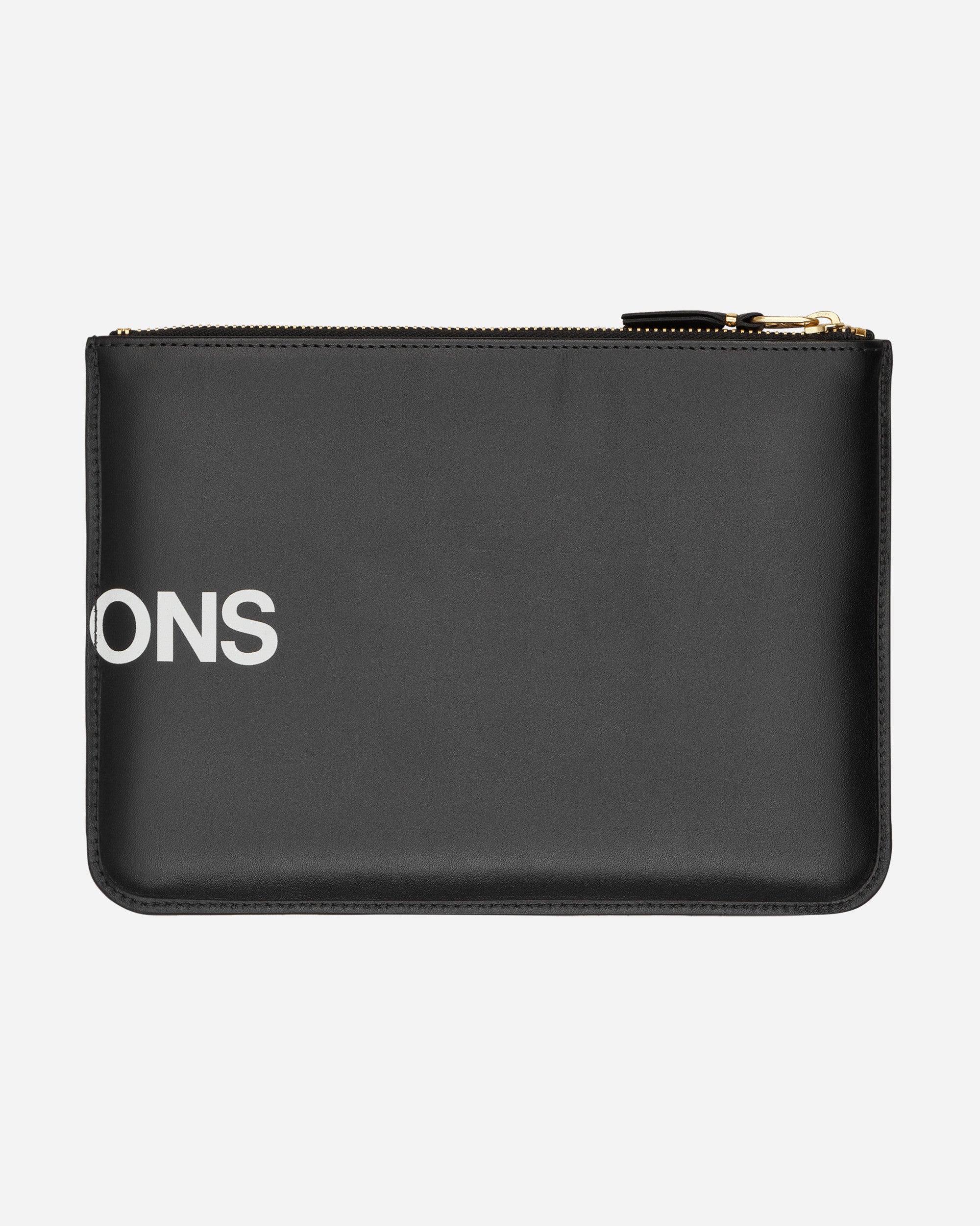 Comme Des Garçons Wallet Huge Logo Pouch Black - Slam Jam Official