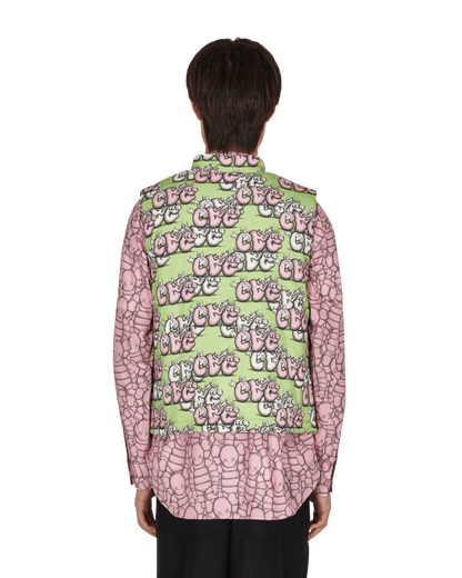 Comme Des Garcons Shirt Woven Print G/B Coats and Jackets Jackets FH-J007-W21 1