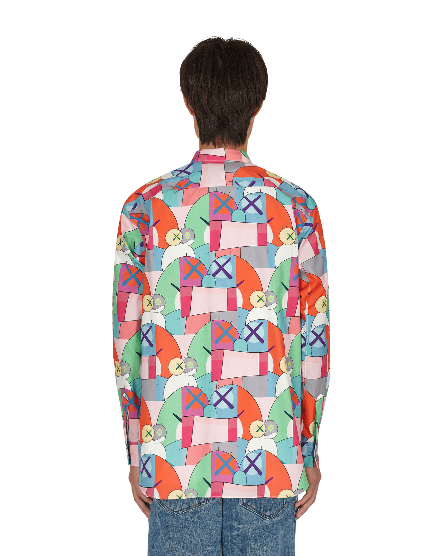 Comme Des Garcons Shirt Woven Print H Shirts Longsleeve FH-B019-W21 1