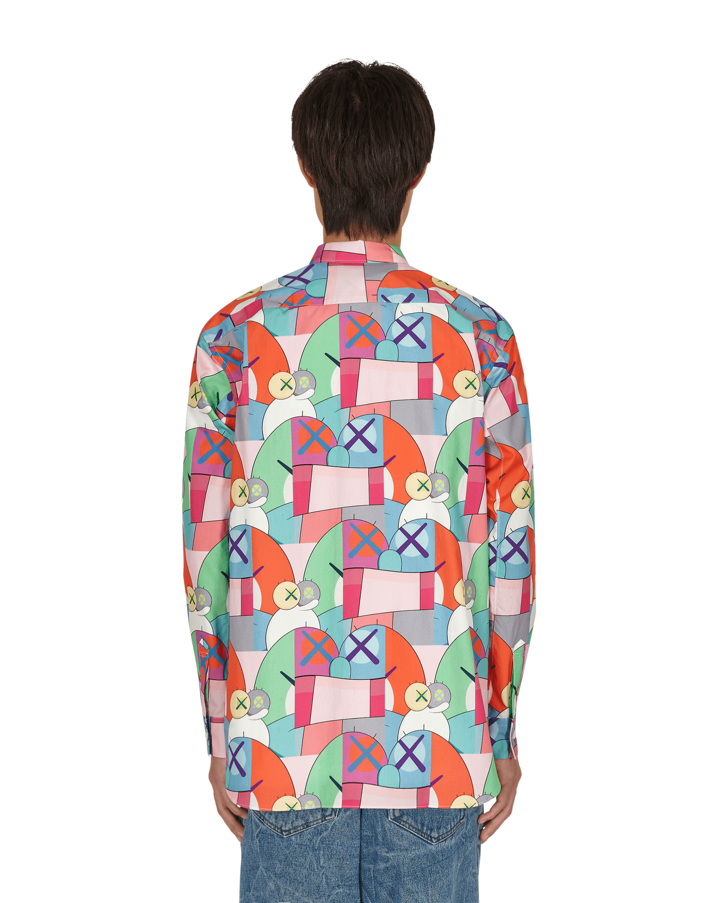 Comme Des Garcons Shirt Woven Print H Shirts Longsleeve FH-B019-W21 1