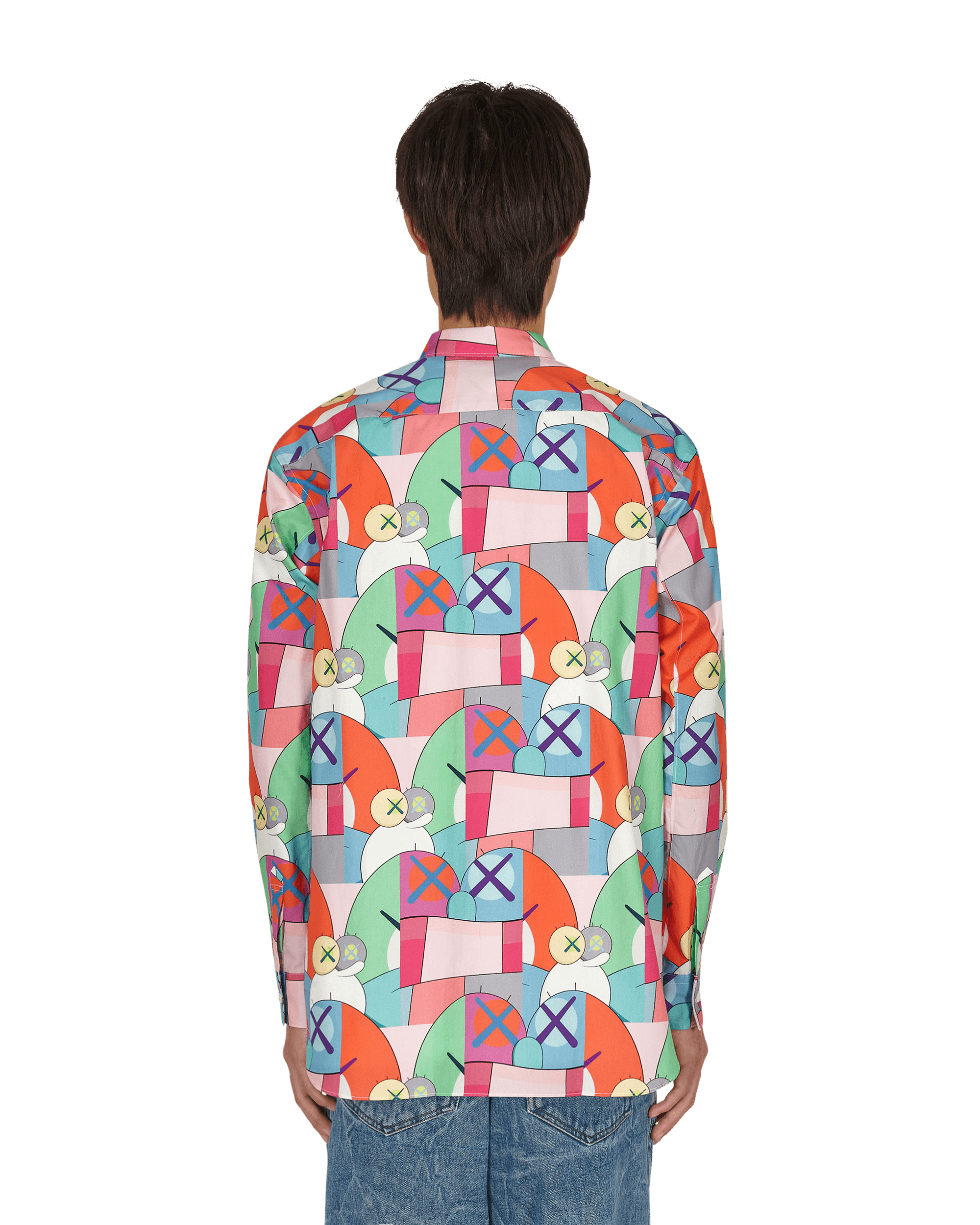 Comme Des Garcons Shirt Woven Print H Shirts Longsleeve FH-B019-W21 1