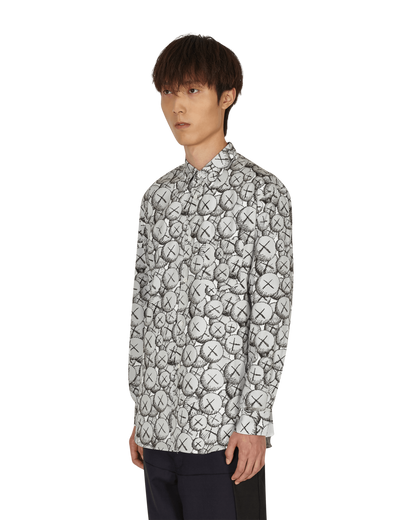 Comme Des Garcons Shirt Woven Print D Shirts Longsleeve FH-B027-W21 1