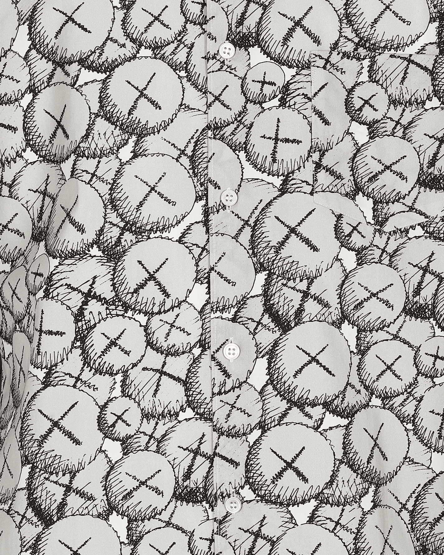 Comme Des Garcons Shirt Woven Print D Shirts Longsleeve FH-B027-W21 1