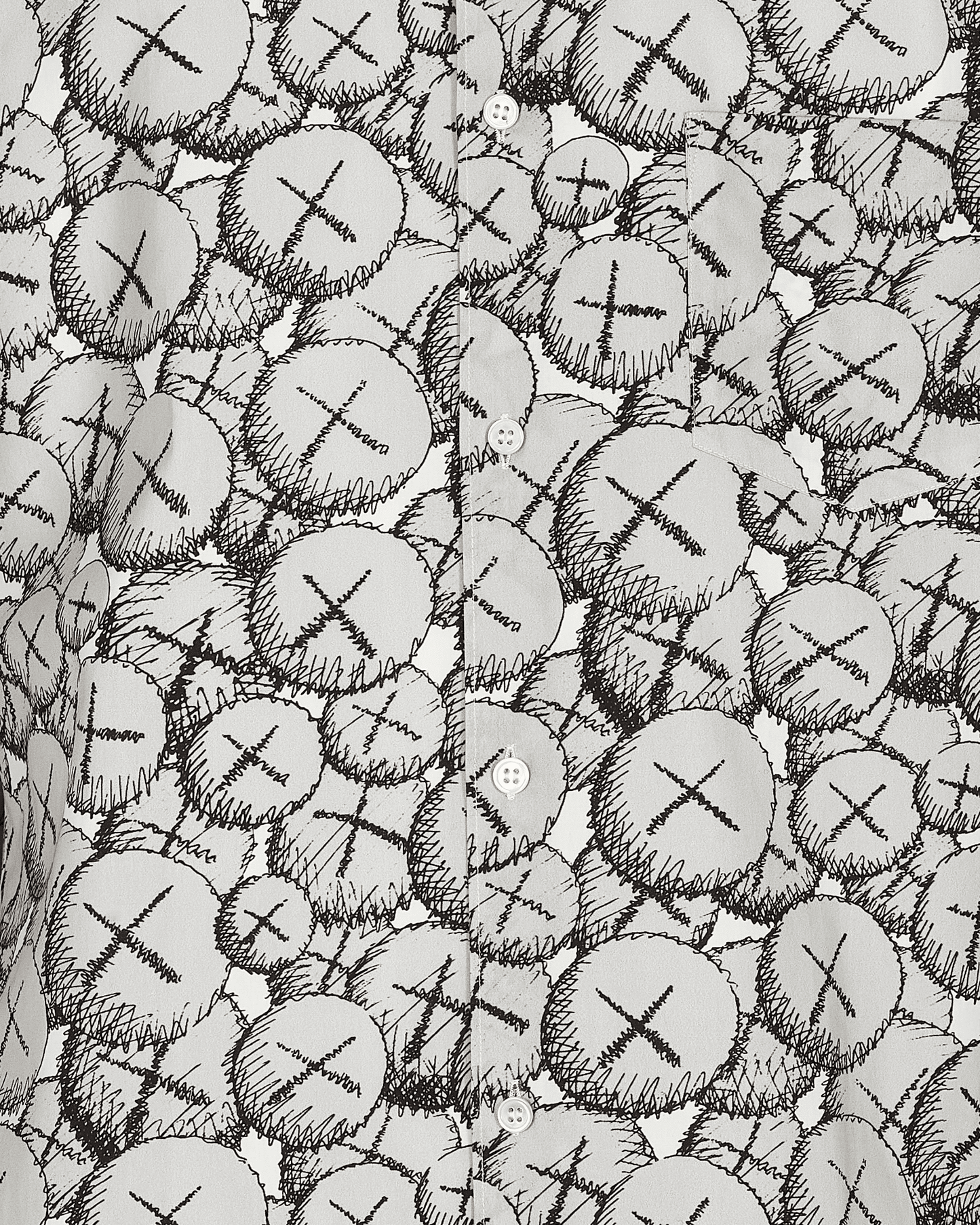 Comme Des Garcons Shirt Woven Print D Shirts Longsleeve FH-B027-W21 1