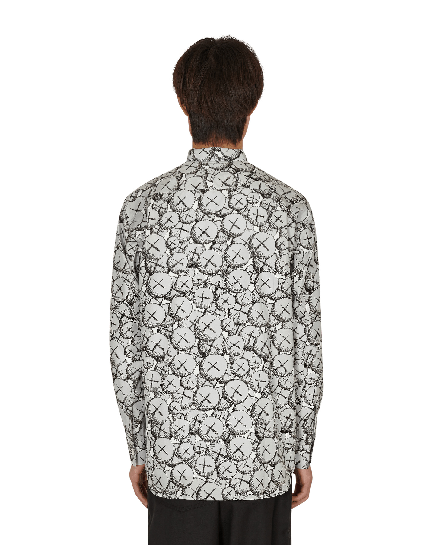 Comme Des Garcons Shirt Woven Print D Shirts Longsleeve FH-B027-W21 1