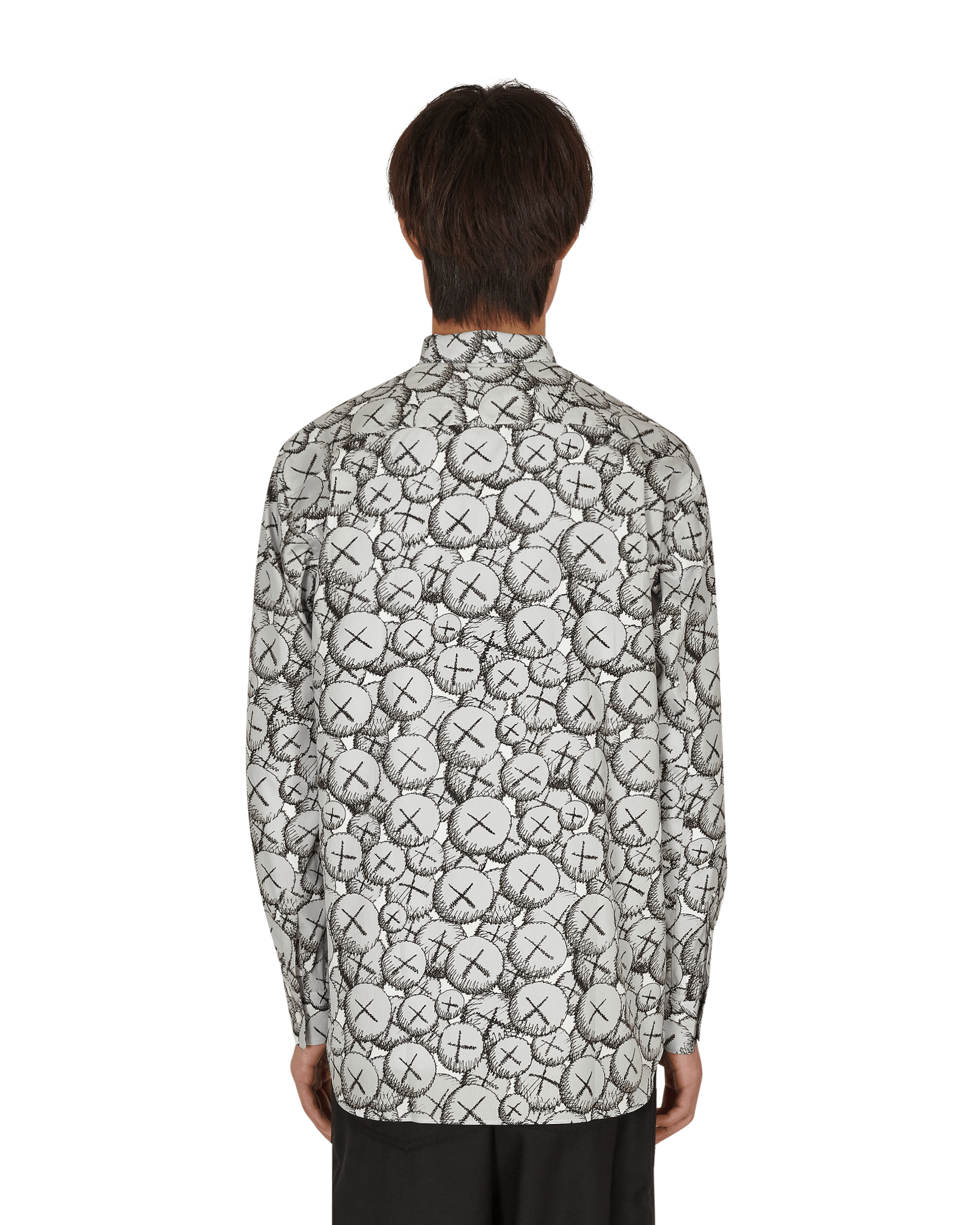 Comme Des Garcons Shirt Woven Print D Shirts Longsleeve FH-B027-W21 1