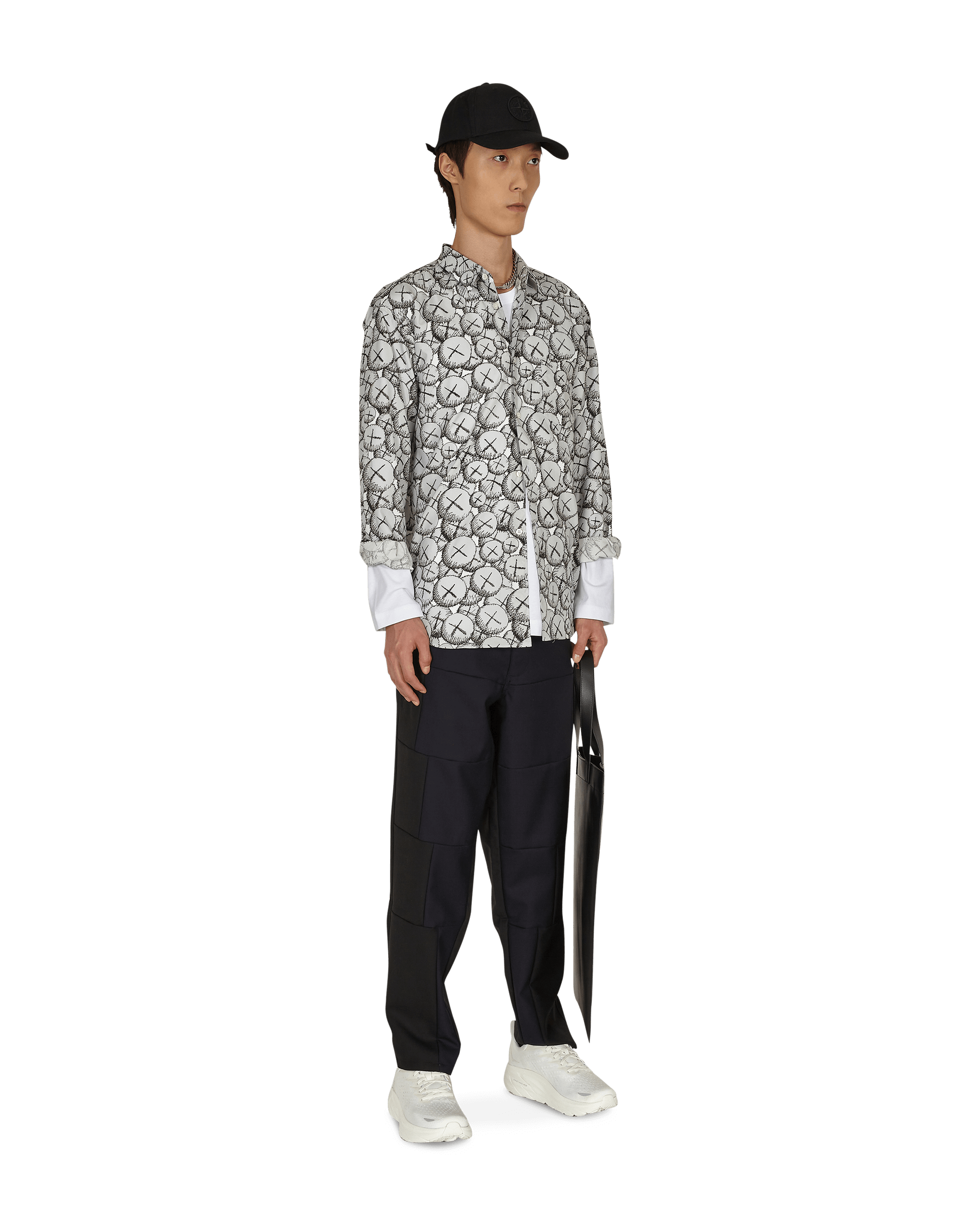 Comme Des Garcons Shirt Woven Print D Shirts Longsleeve FH-B027-W21 1
