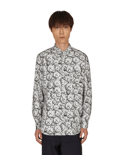 Comme Des Garcons Shirt Woven Print D Shirts Longsleeve FH-B027-W21 1